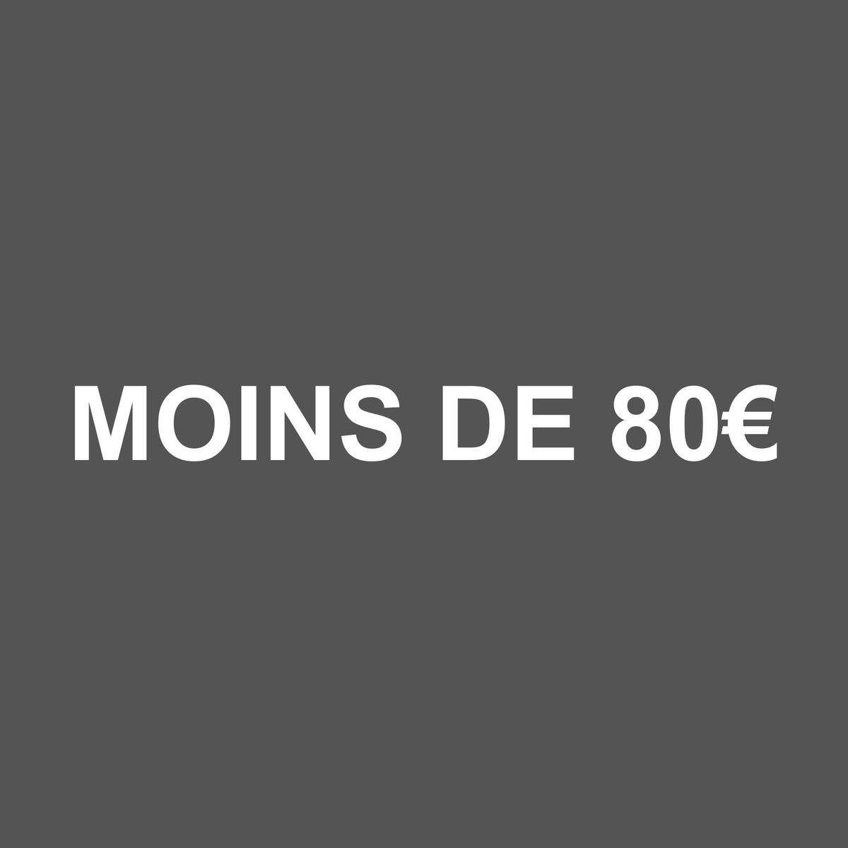 Moins de 80€
