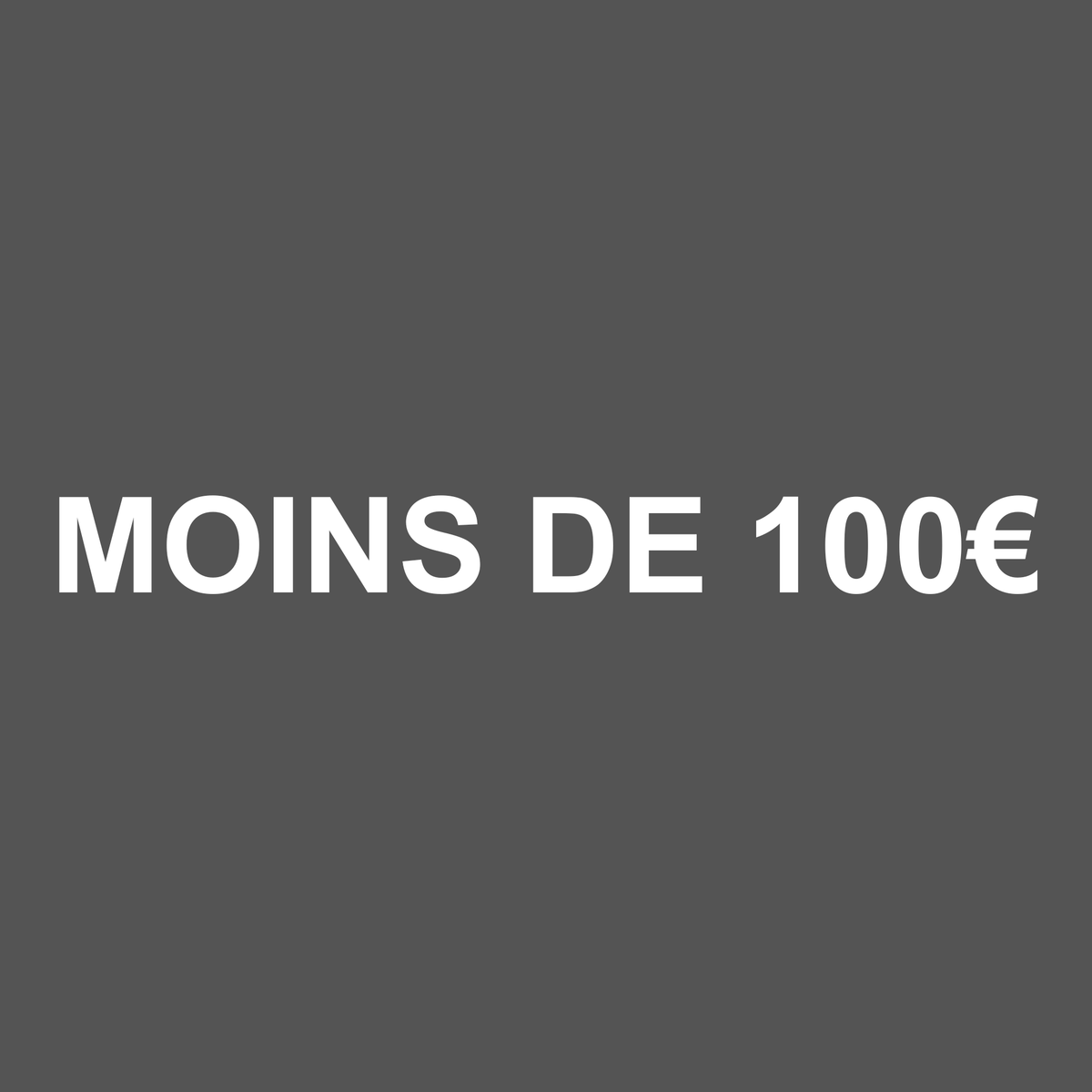 Moins de 100€