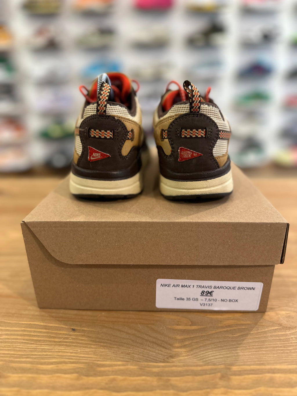 Nike air Max 1 Travis Scott baroque Brown GS ( taille 35 )