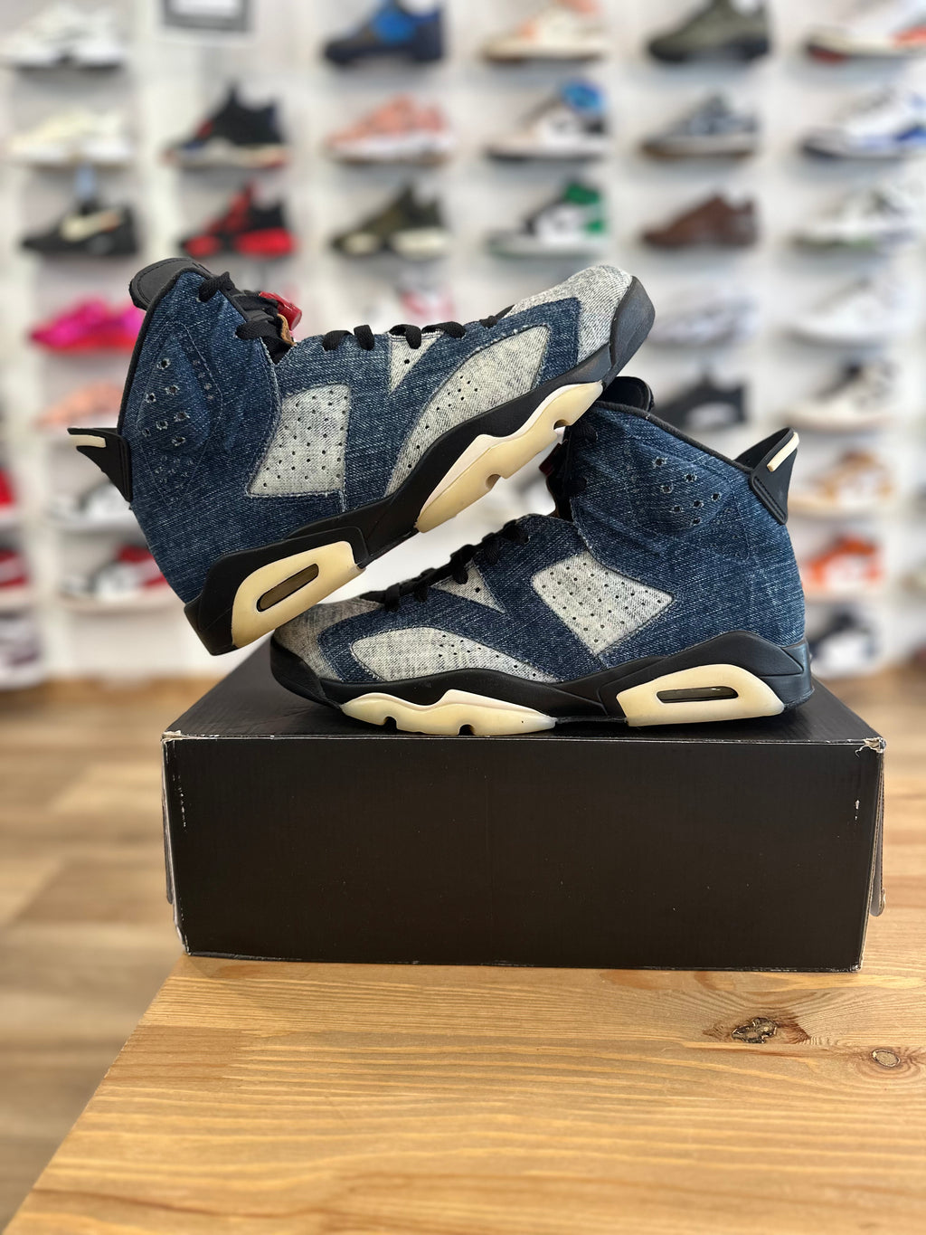 Nike Jordan 6 rétro washed denim ( taille 45 )