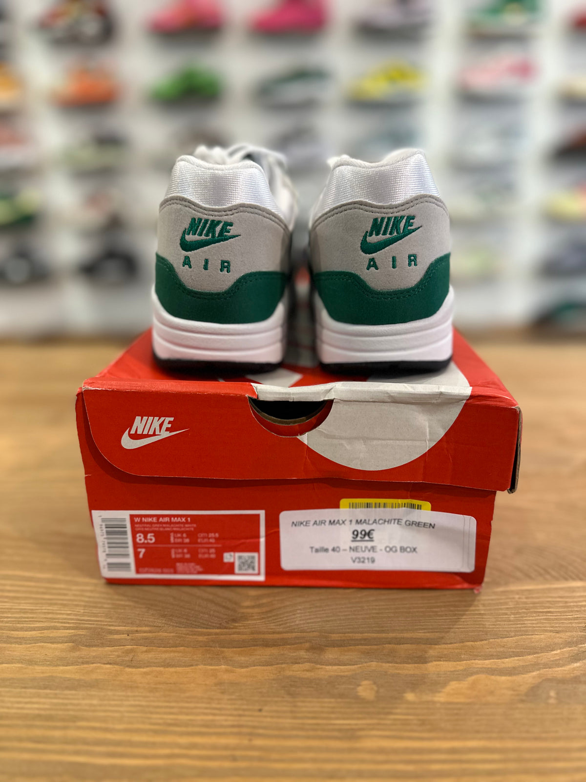 Nike air Max 1 malachite Green ( taille 40 )