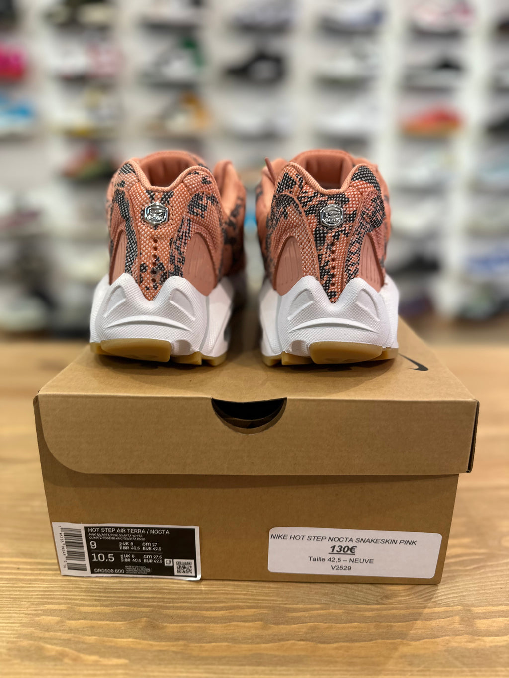 Nike hot step nocta snakeskin pink ( taille 42,5 )
