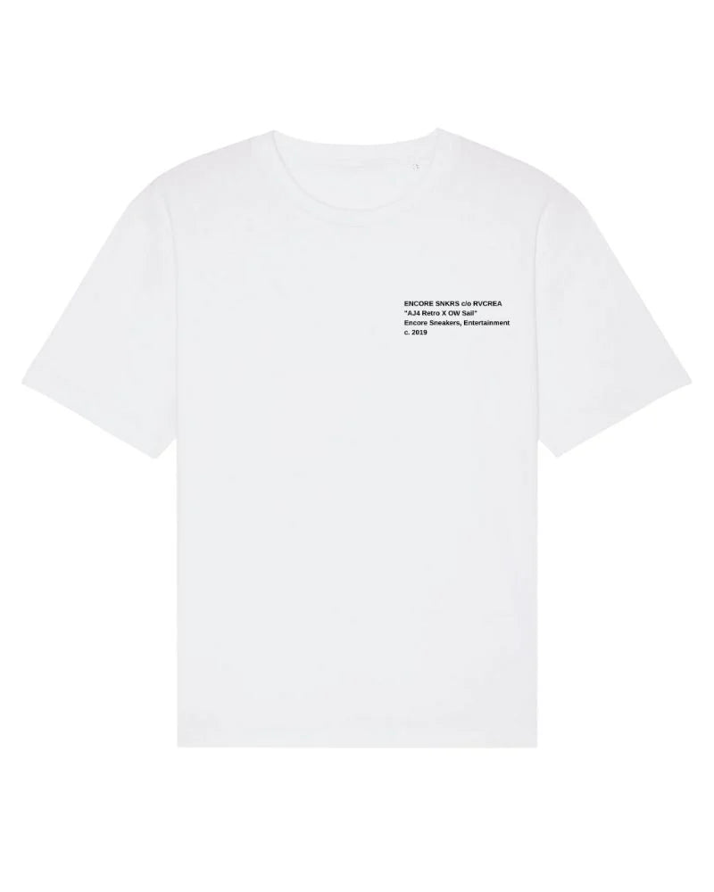 T-shirt off sail 4 White
