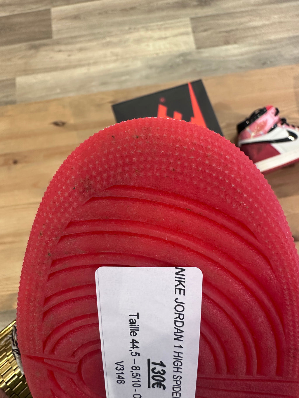 Nike Jordan 1 high spider man across ( taille 44,5 )