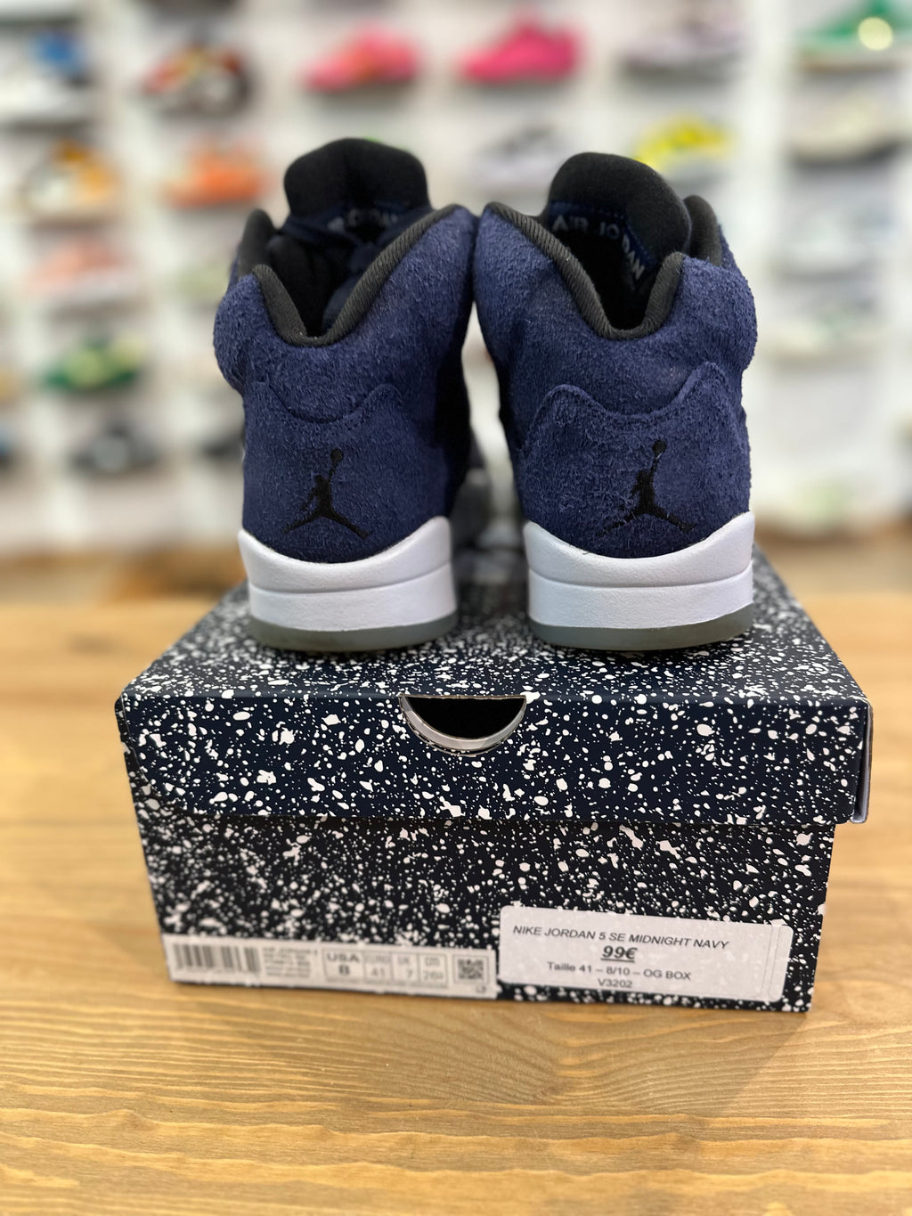 Nike Jordan 5 rétro se midnight navy ( taille 41 )