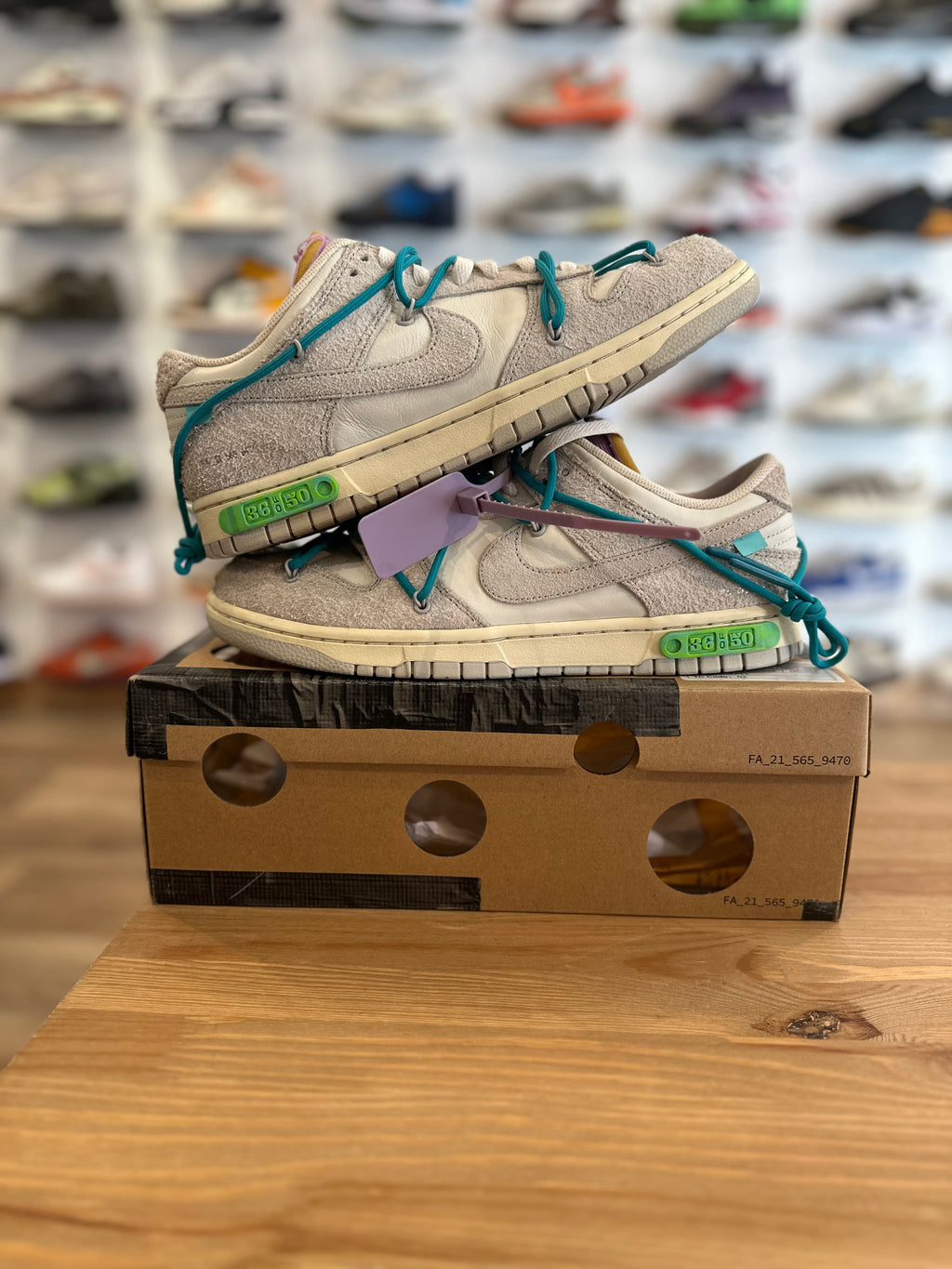 Nike dunk low off White lot 30 ( taille 44,5 )