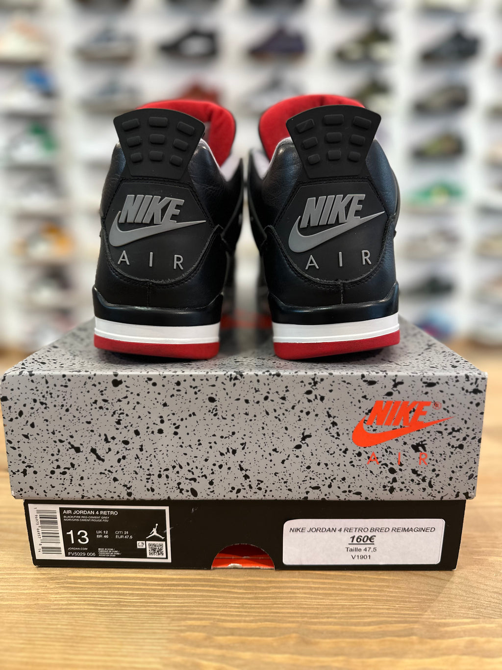 Nike Jordan 4 rétro bred reimagined