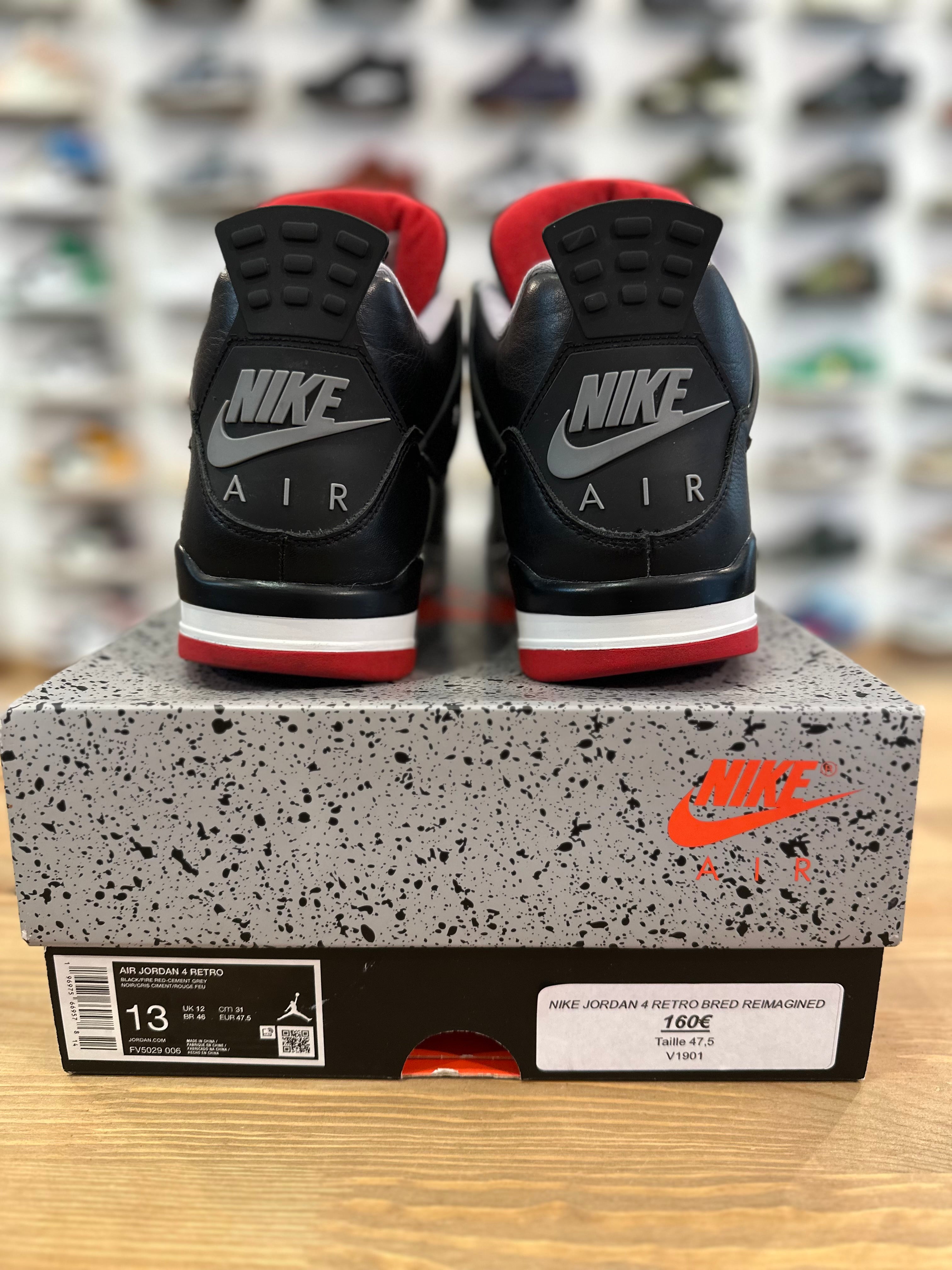 Nike Jordan 4 rétro bred reimagined