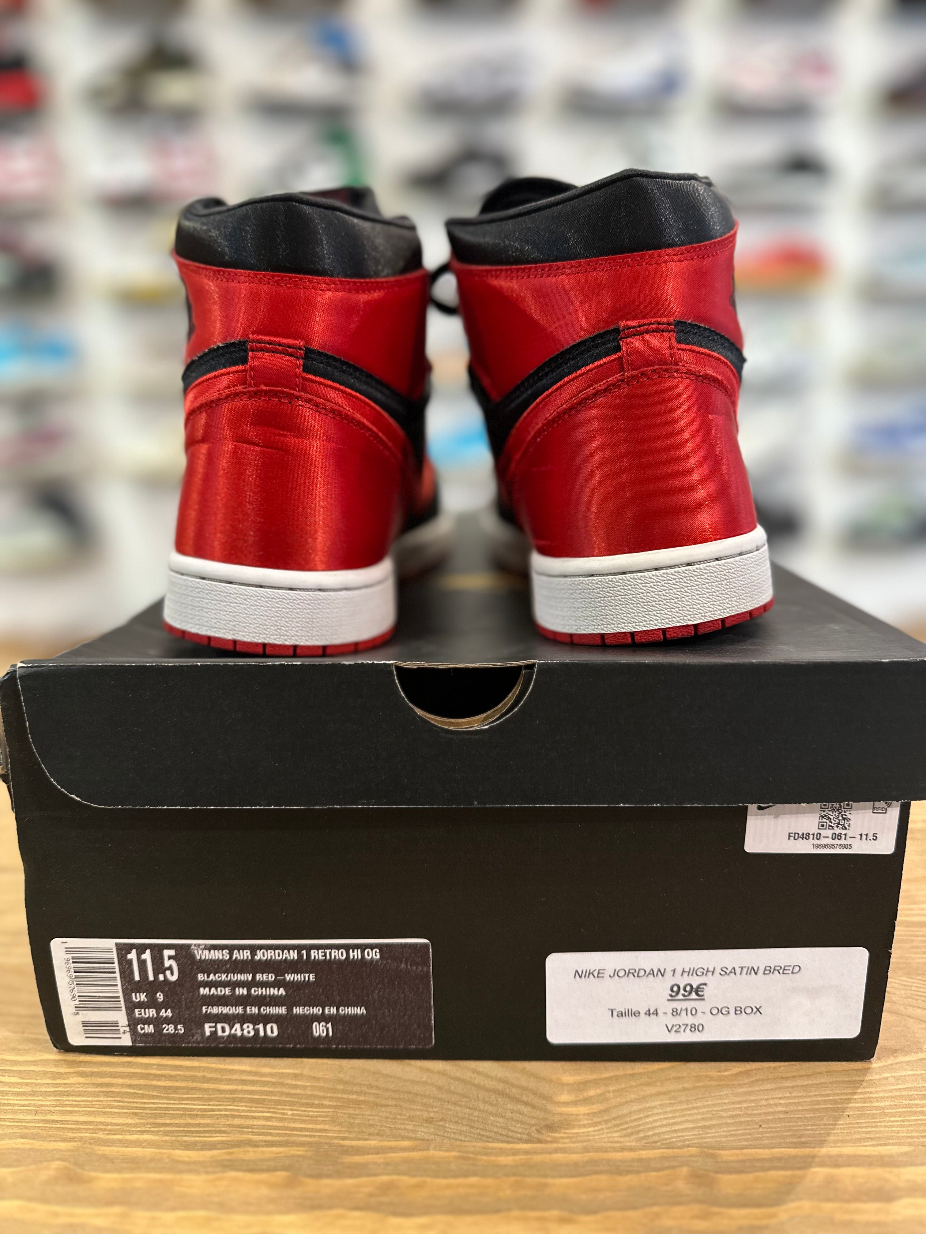 Nike Jordan 1 high satin bred ( taille 44 )