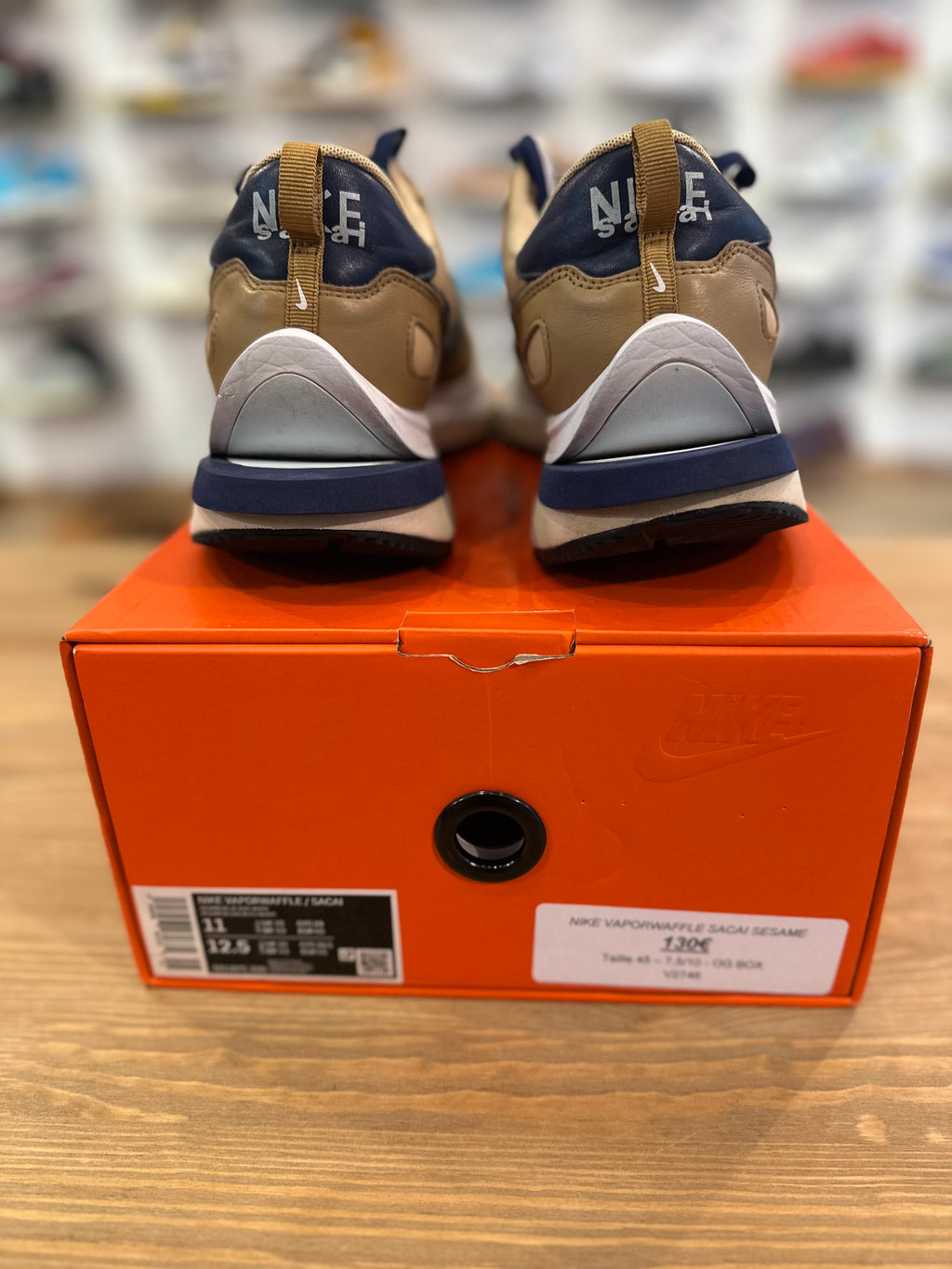 Nike vaporwaffle sacai sesame ( taille 45
