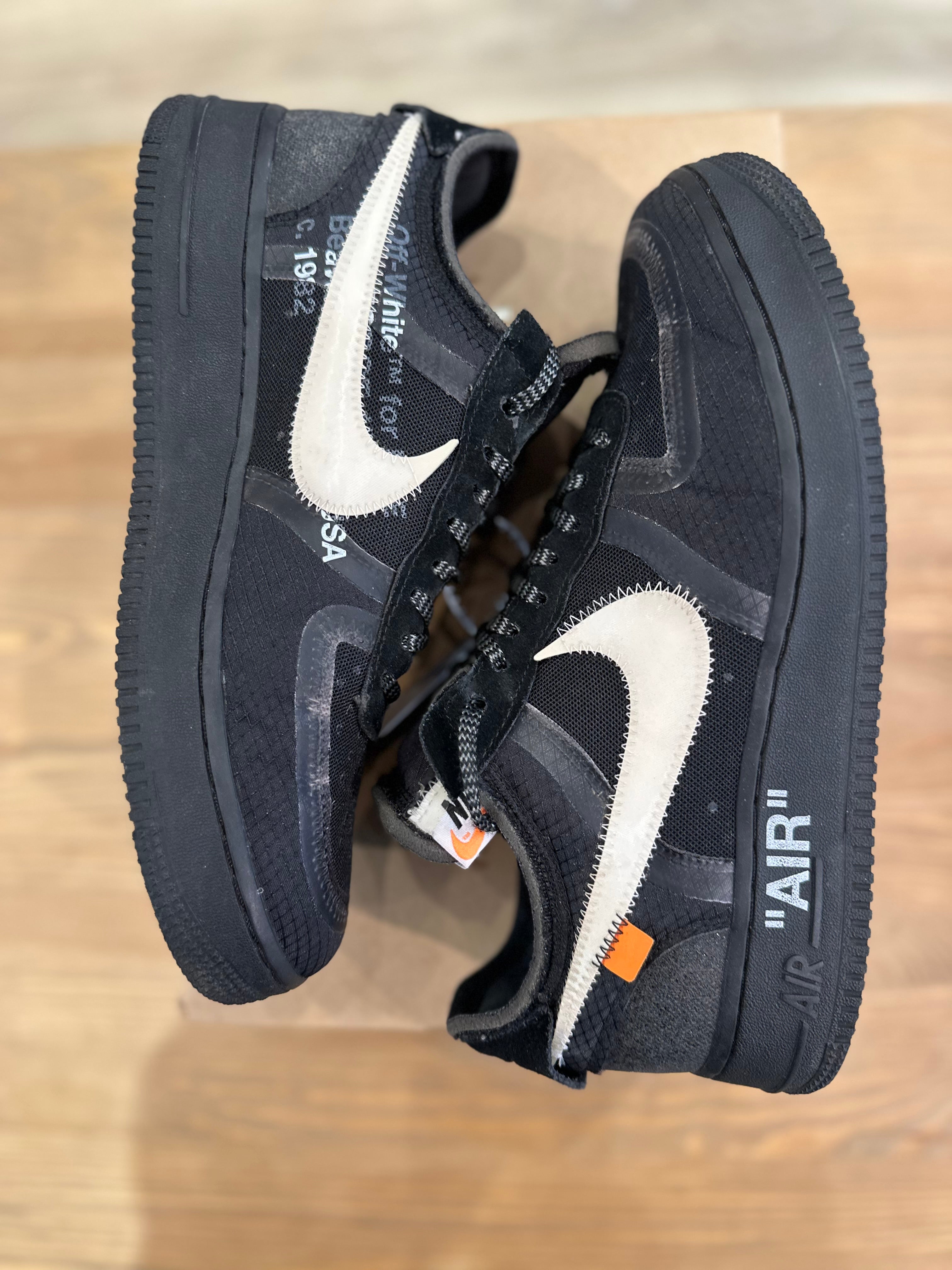 Nike air force 1 low off White black ( taille 43 )