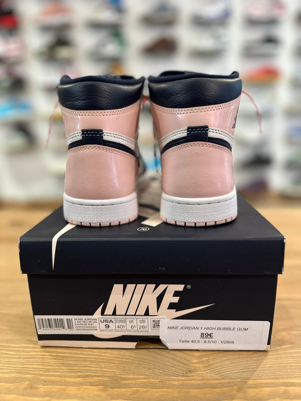 Nike Jordan 1 high bubble gum ( taille 40,5 )