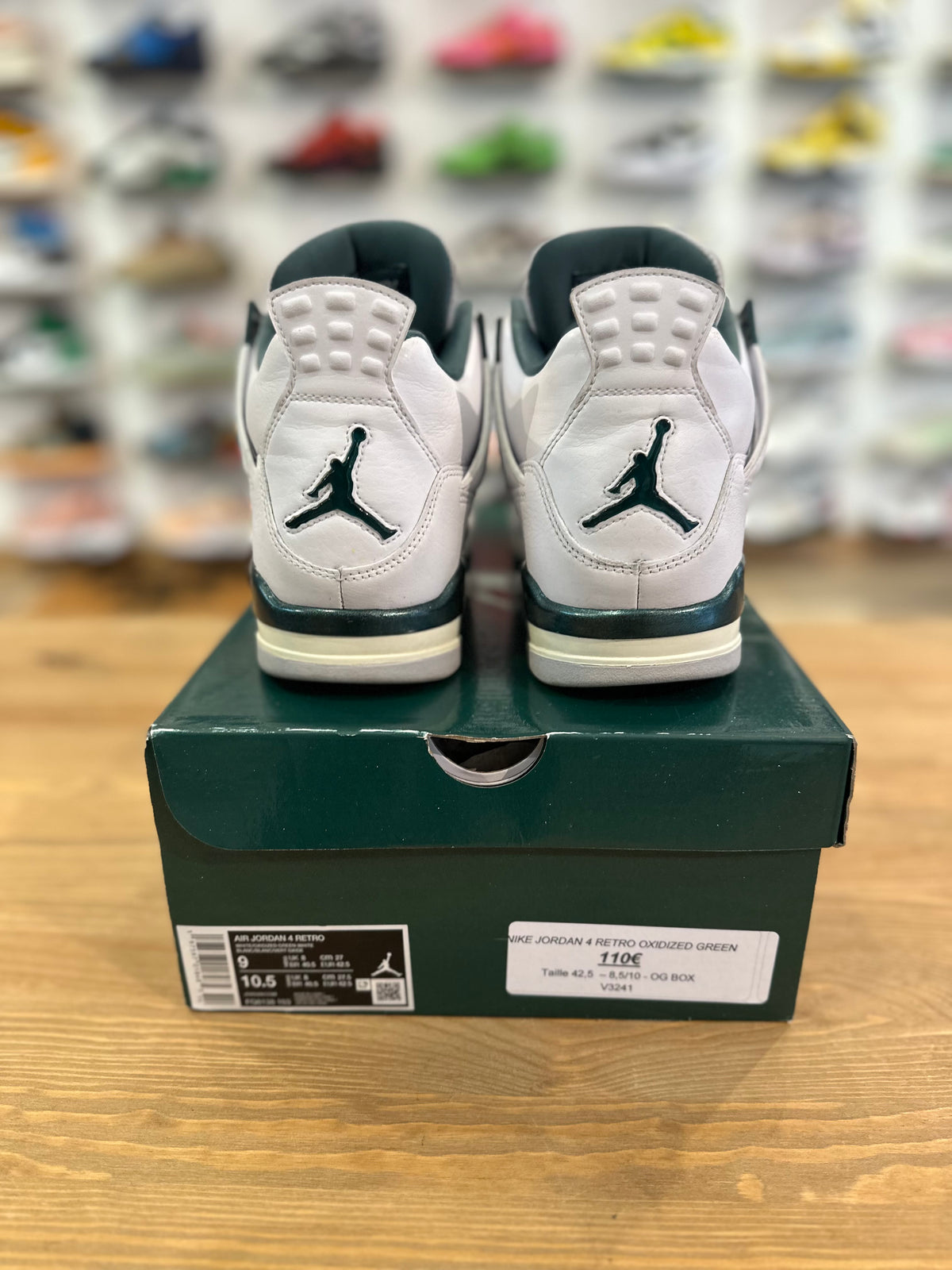 Nike Jordan 4 rétro oxidized Green ( taille 42,5 )