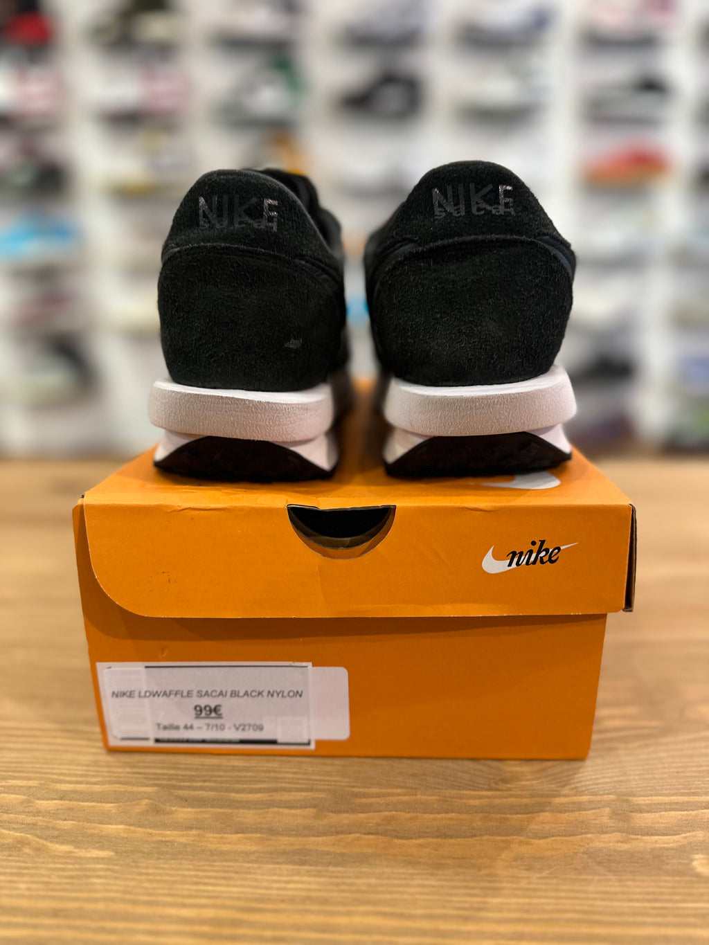 Nike ldwaffle sacai black nylon ( taille 44 )