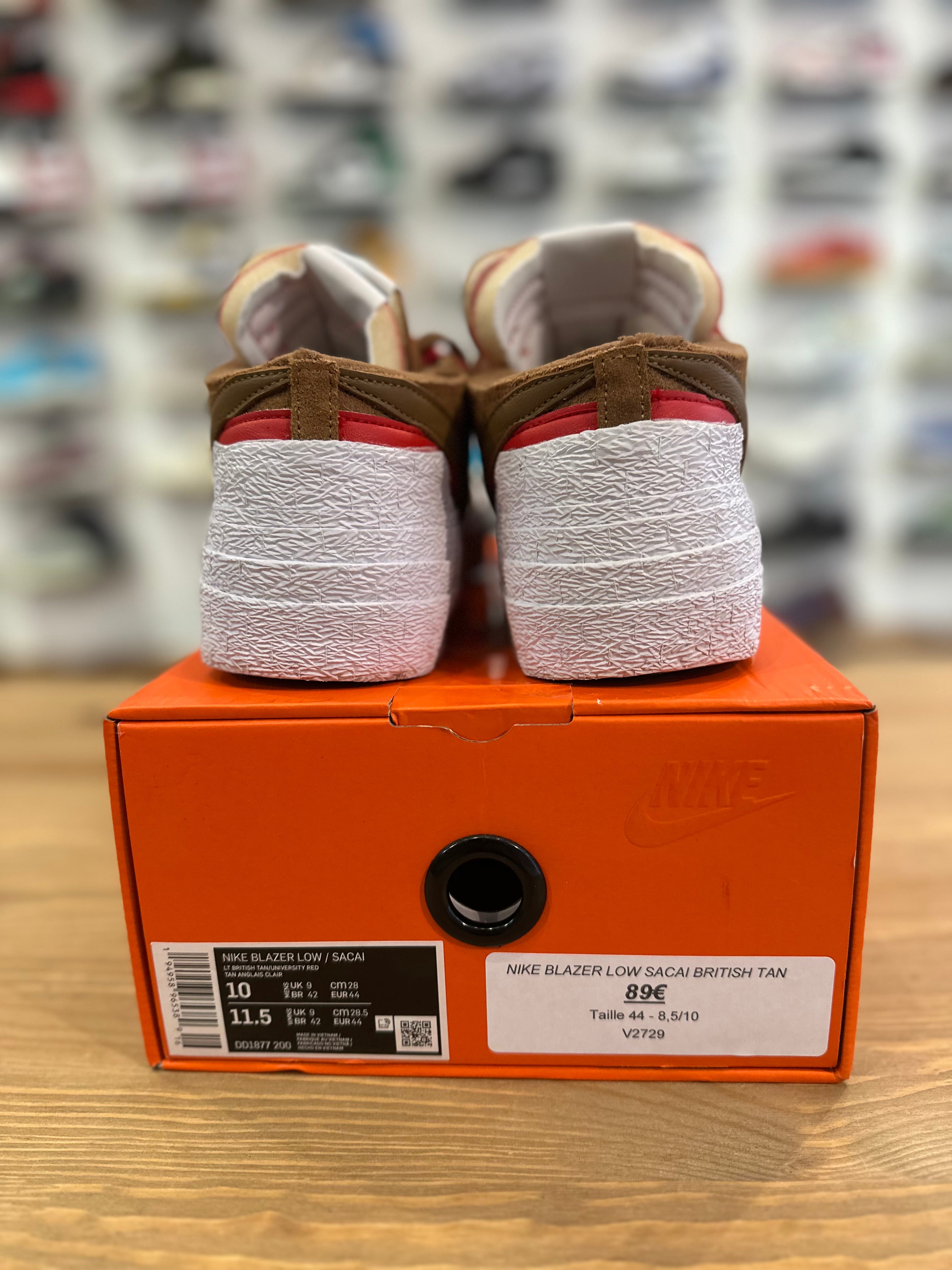 Nike blazer low sacai british tan ( taille 44 )