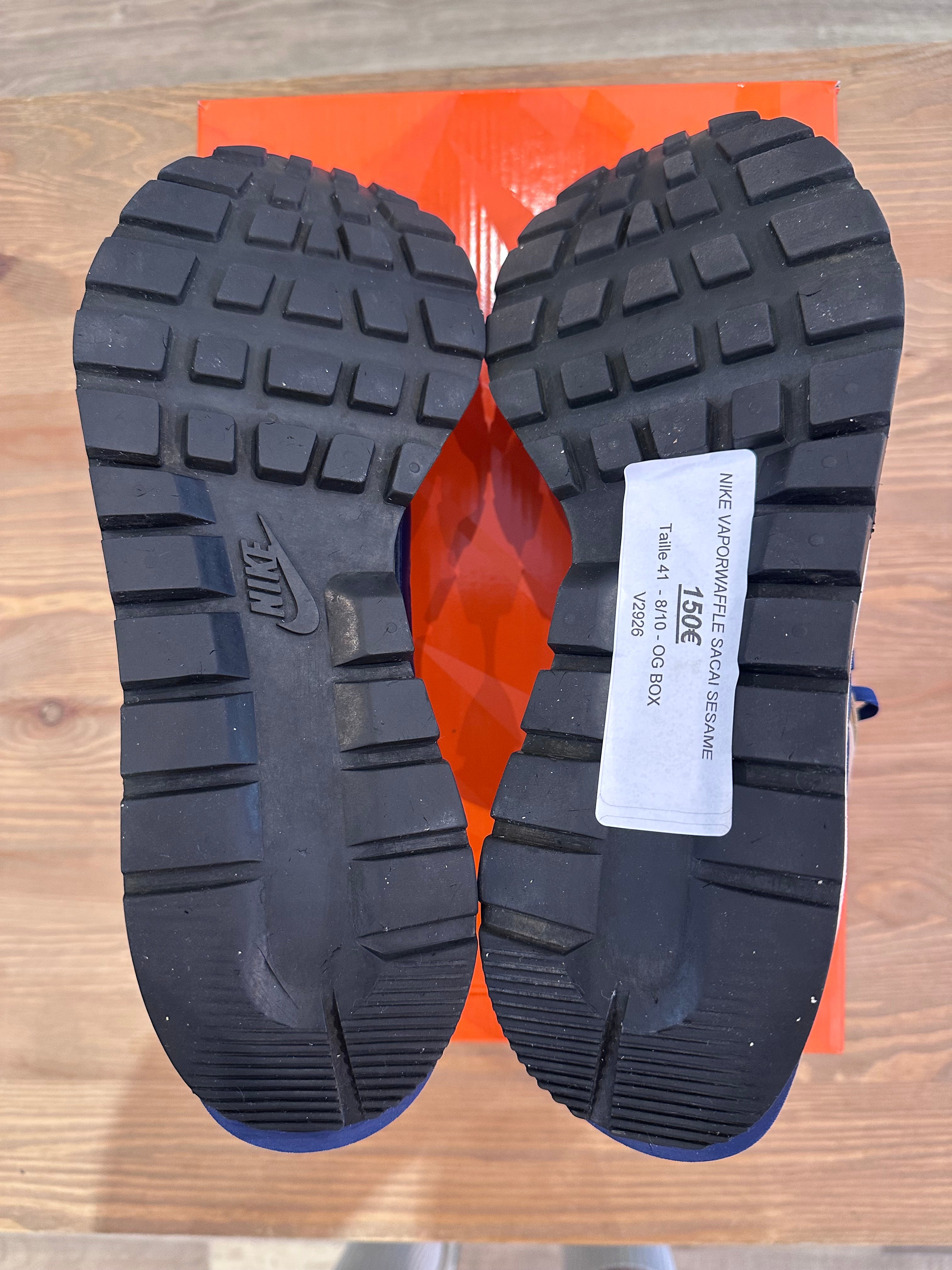 Nike vaporwaffle sacai sesame ( taille 41 )