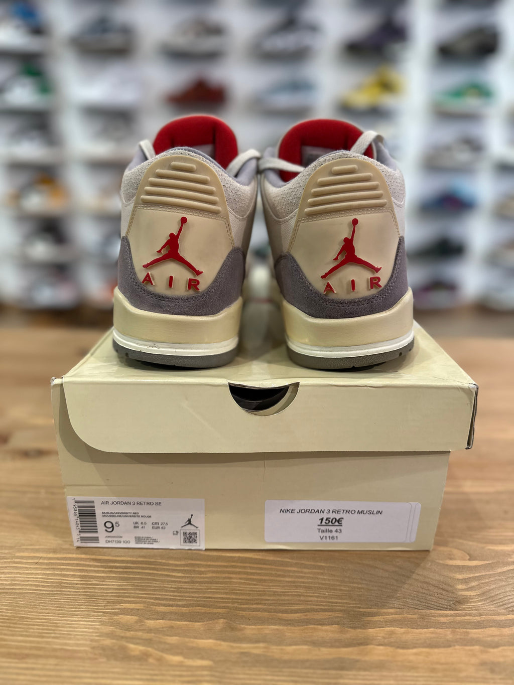 Nike Jordan 3 rétro muslin