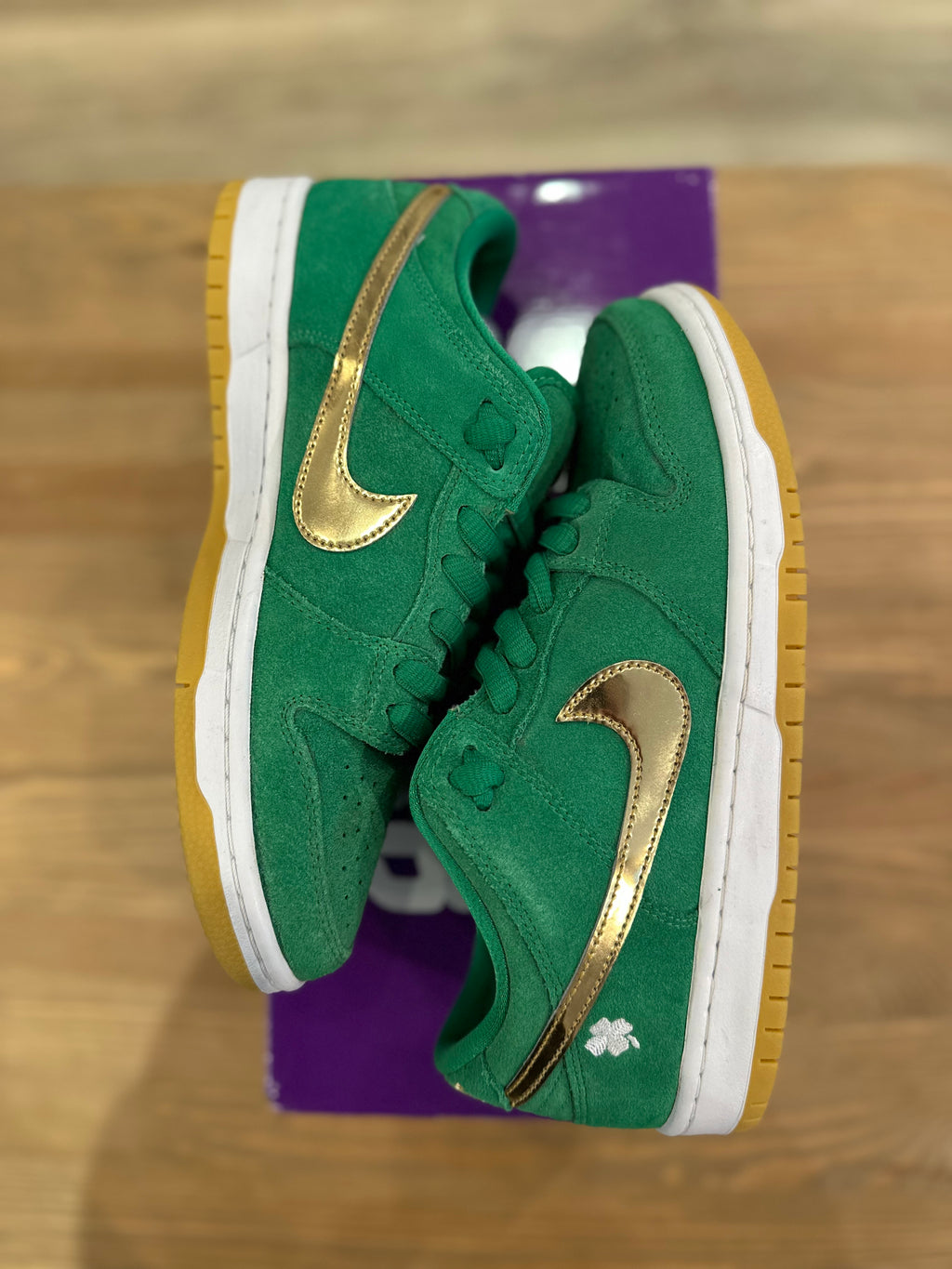 Nike sb dunk low st patrick ( taille 40,5 )
