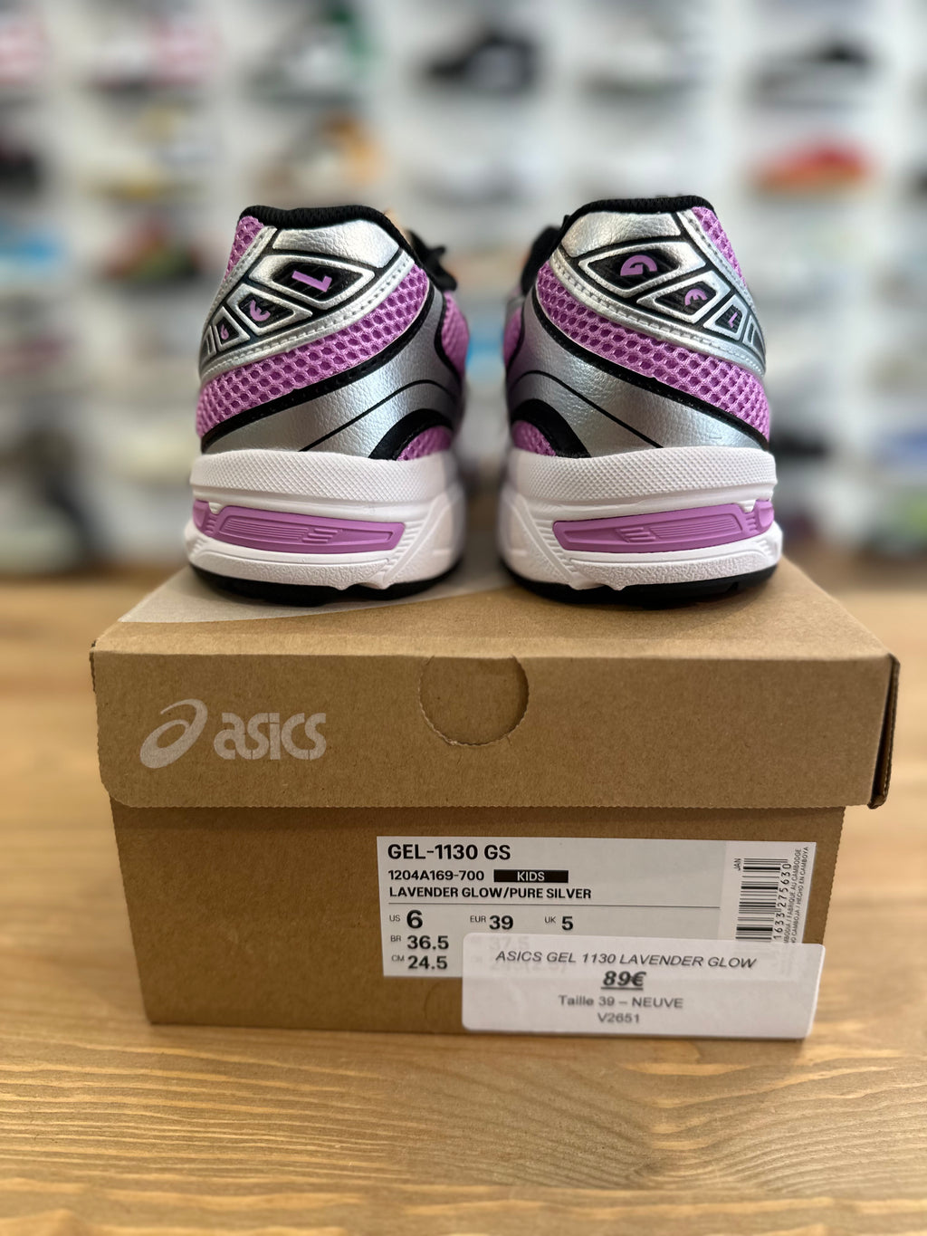 Asics gel 1130 lavender glow ( taille 39 )