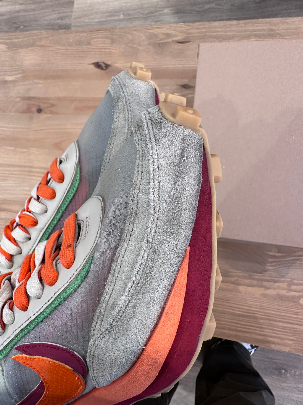 Nike ldwaffle sacai clot orange ( taille 44 )