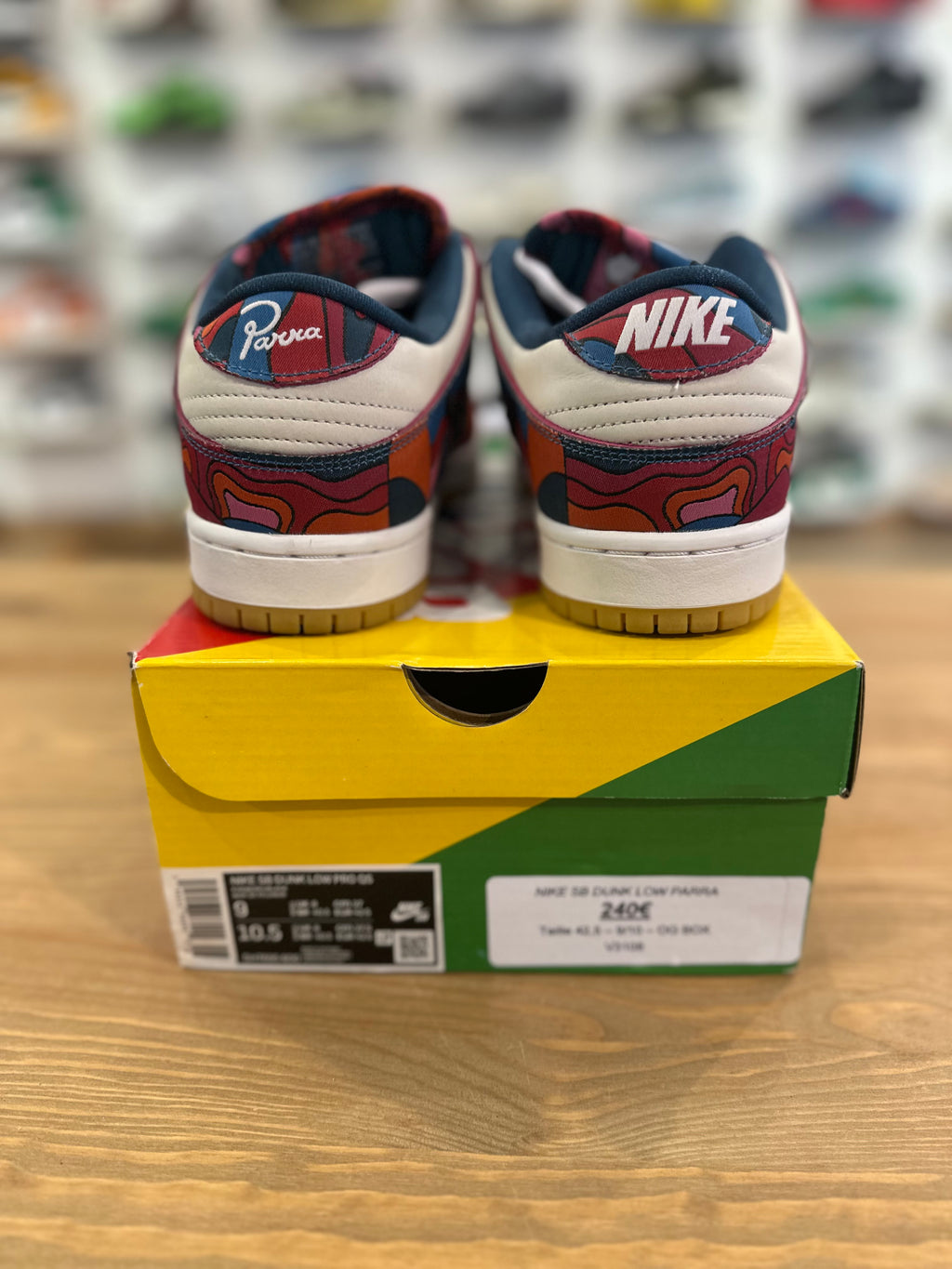 Nike sb dunk low parra ( taille 42,5 )