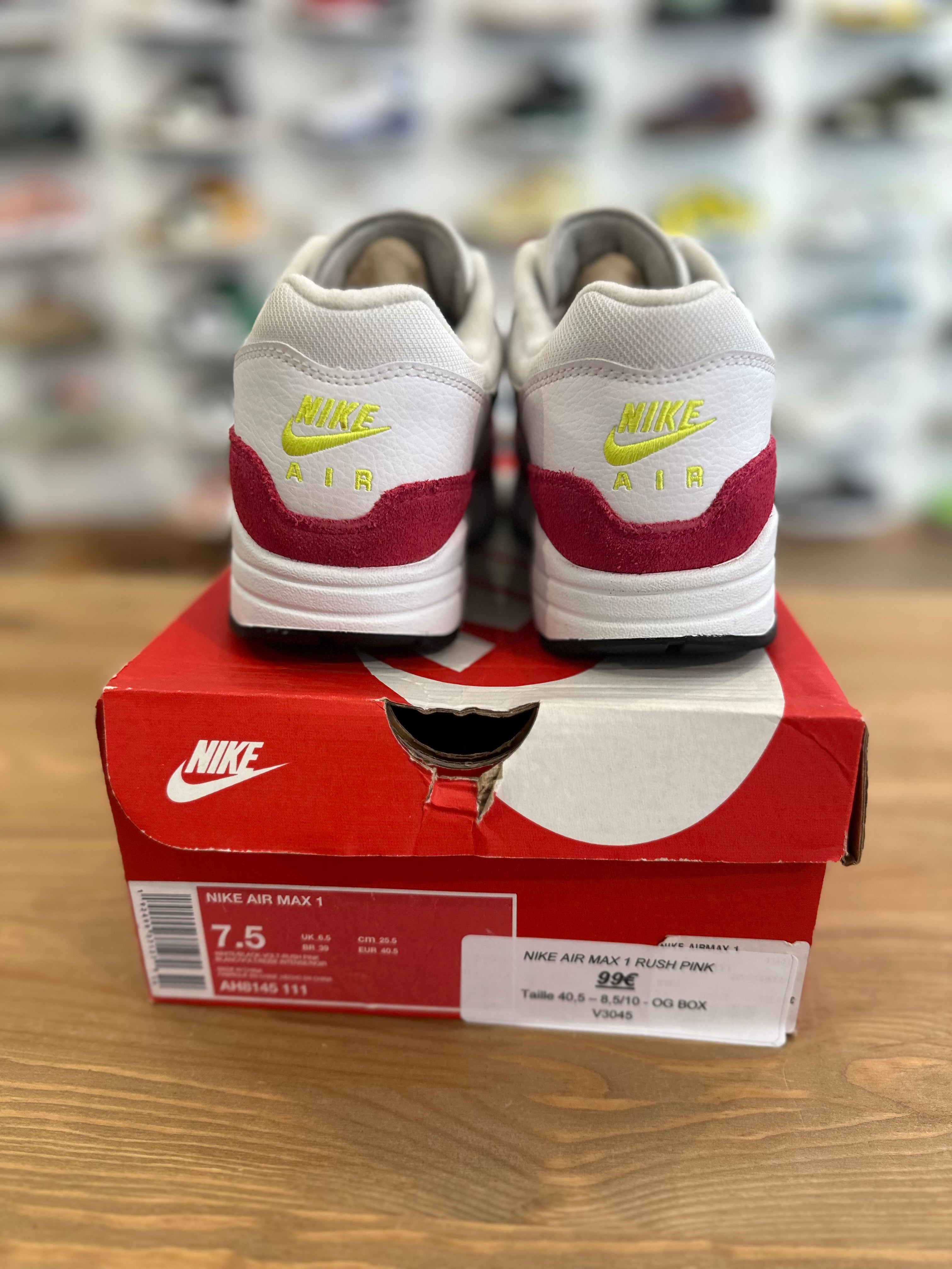 Nike air Max 1 rush pink ( taille 40,5 )