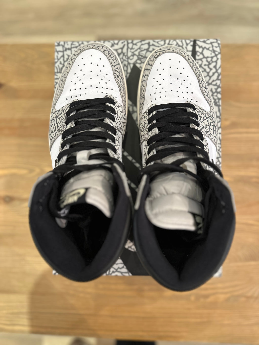 Nike Jordan 1 high White cément ( taille 47,5 )