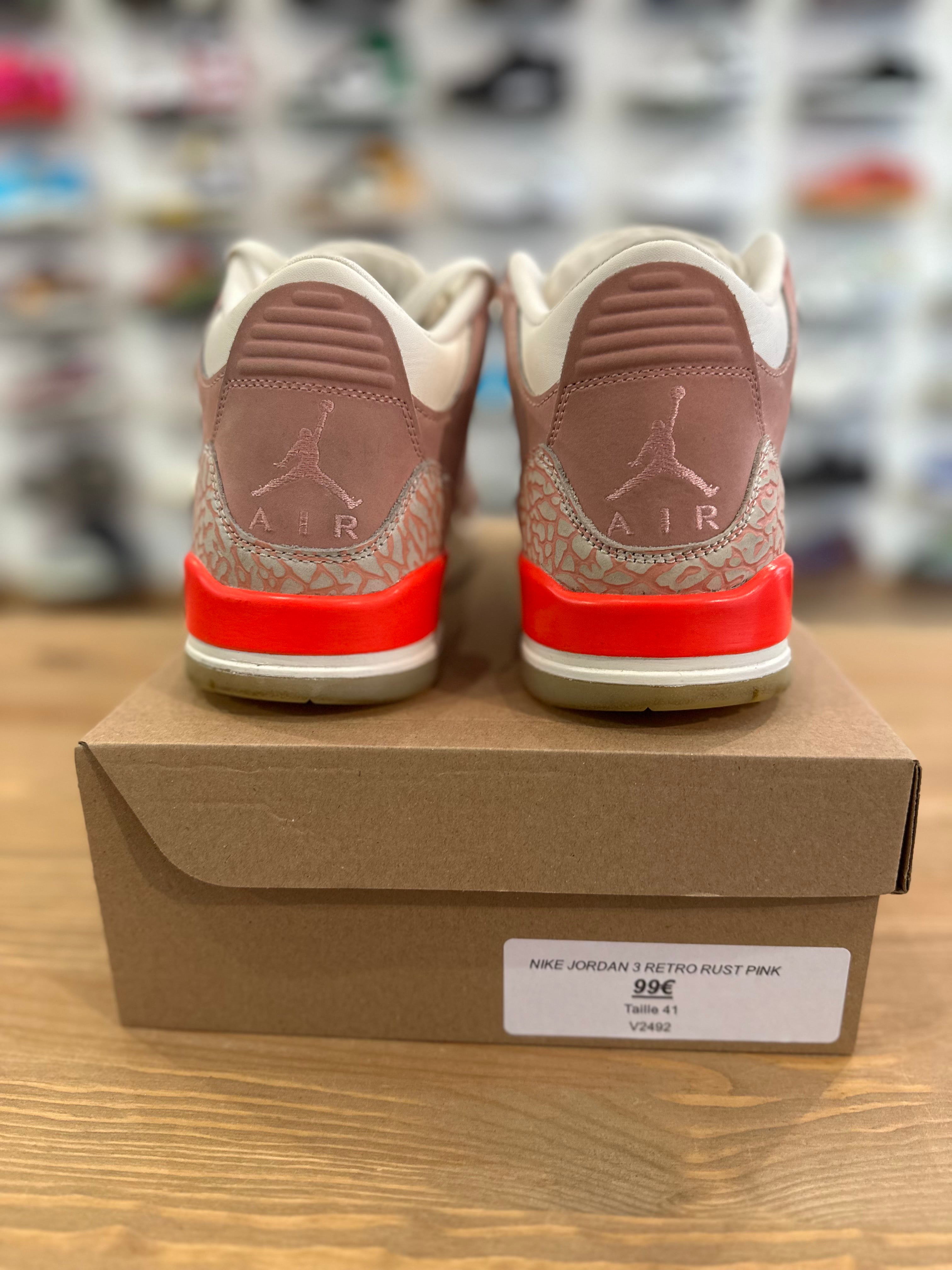 Nike Jordan 3 rust pink ( taille 41 )