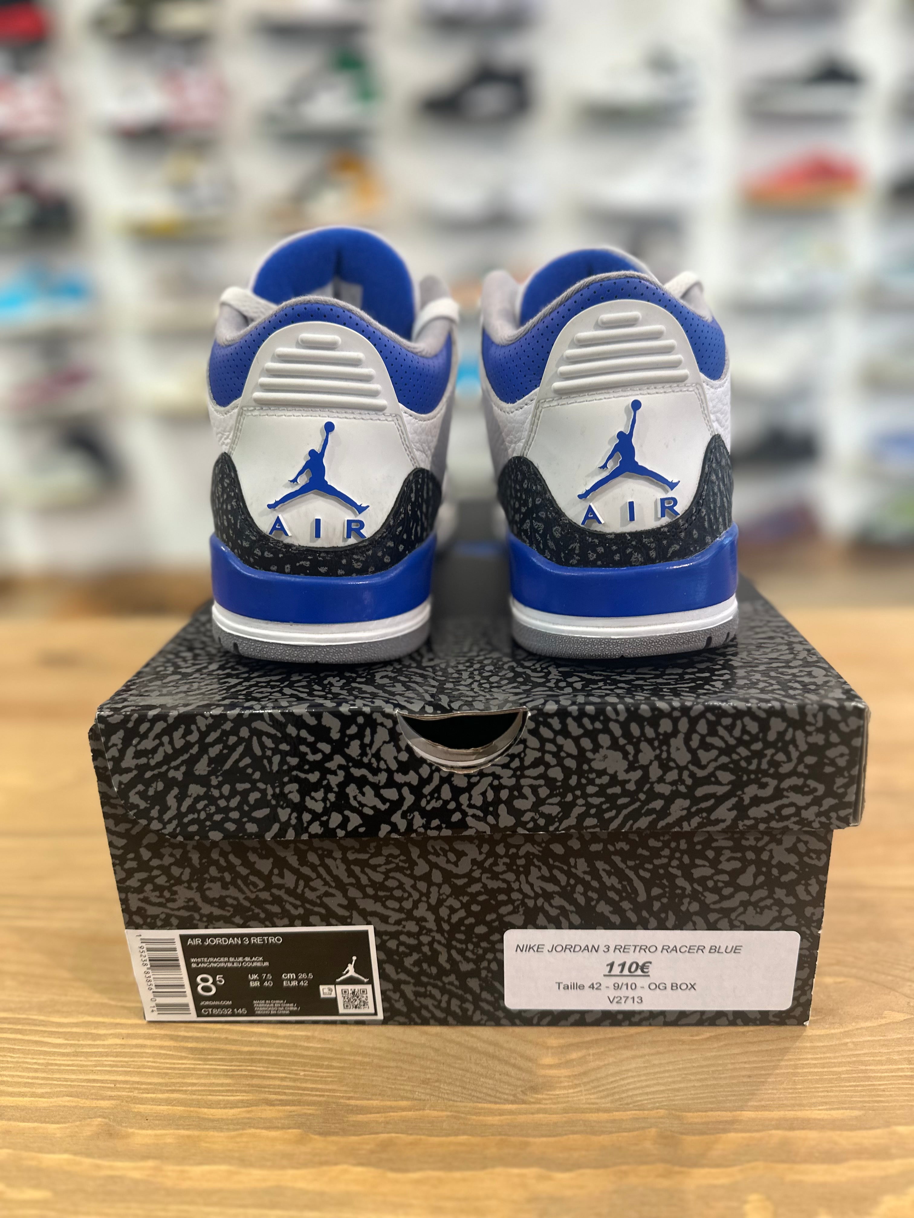Nike Jordan 3 rétro racer blue ( taille 42 )