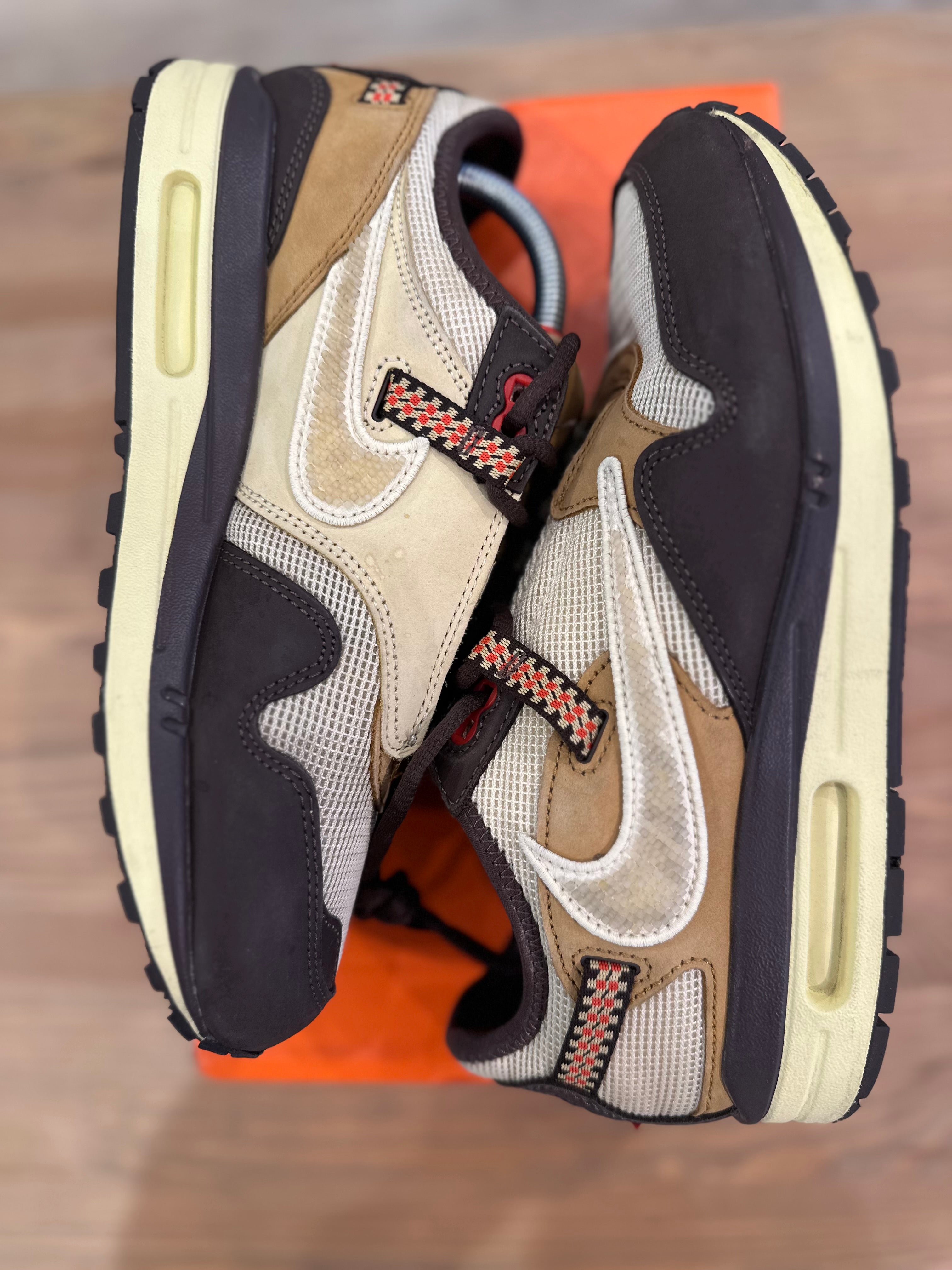 Nike air Max 1 Travis Scott baroque Brown ( taille 42 )
