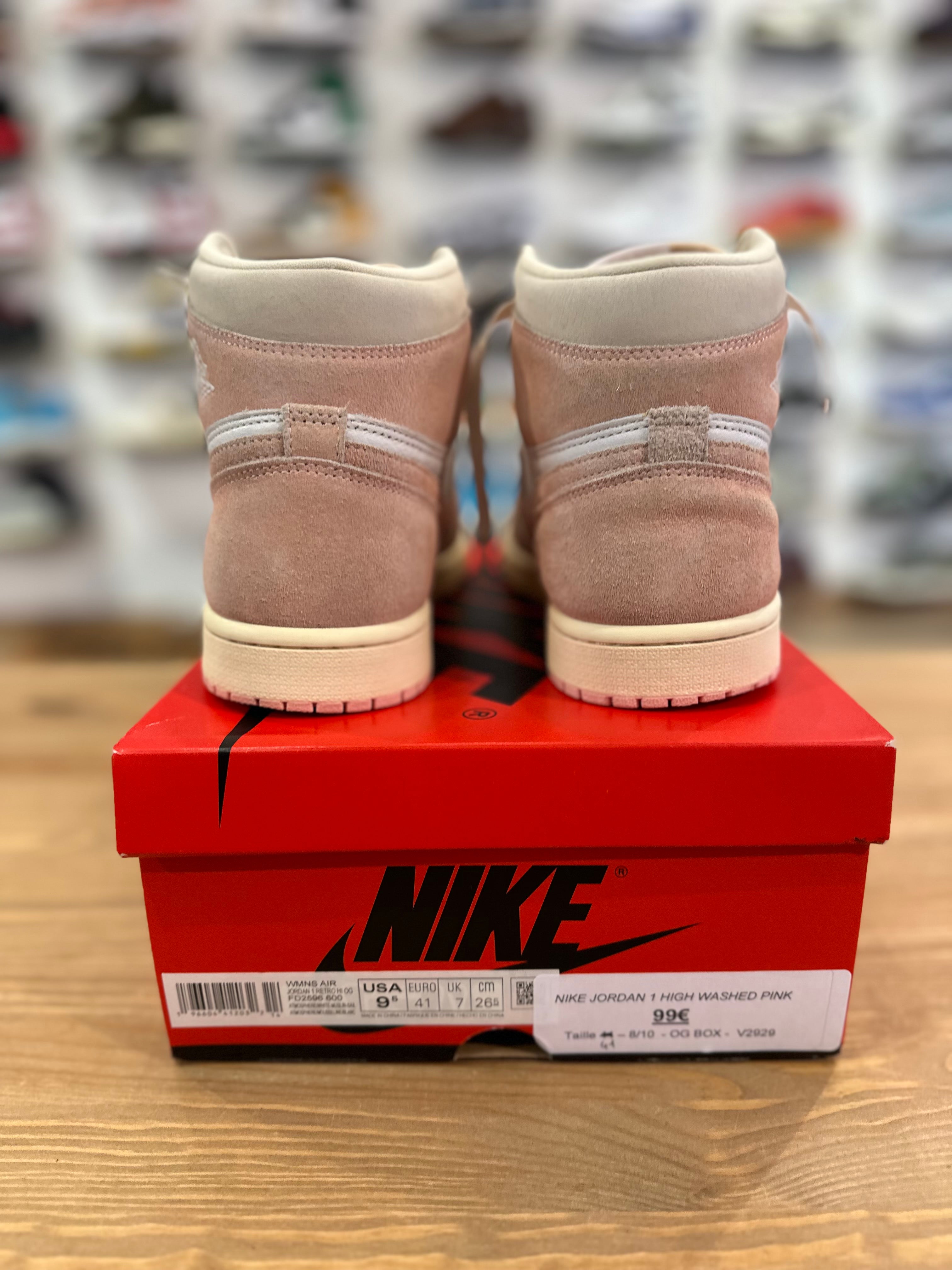 Nike Jordan 1 high washed pink ( taille 41 )