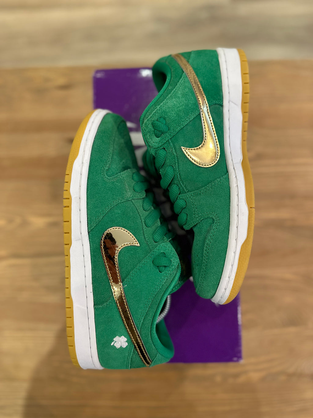 Nike sb dunk low st patrick ( taille 40,5 )