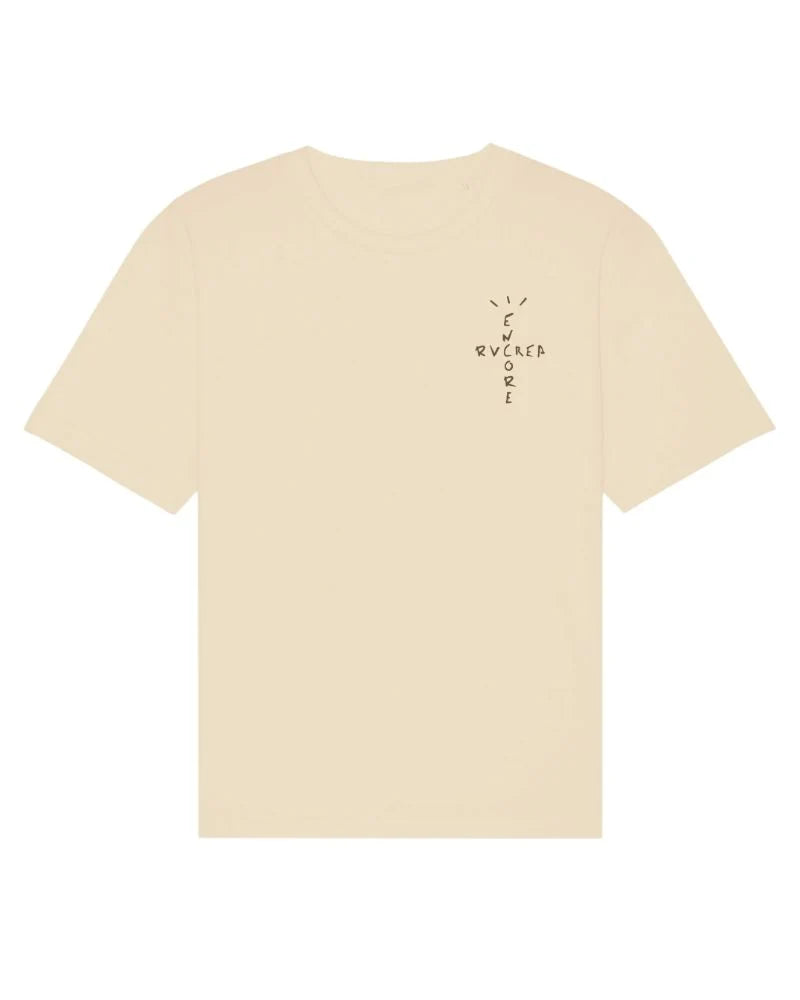 T-shirt reverse mocha sand