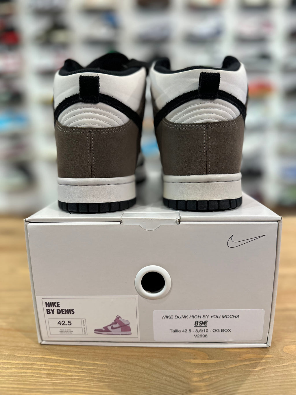 Nike dunk high by you mocha ( taille 42,5 )
