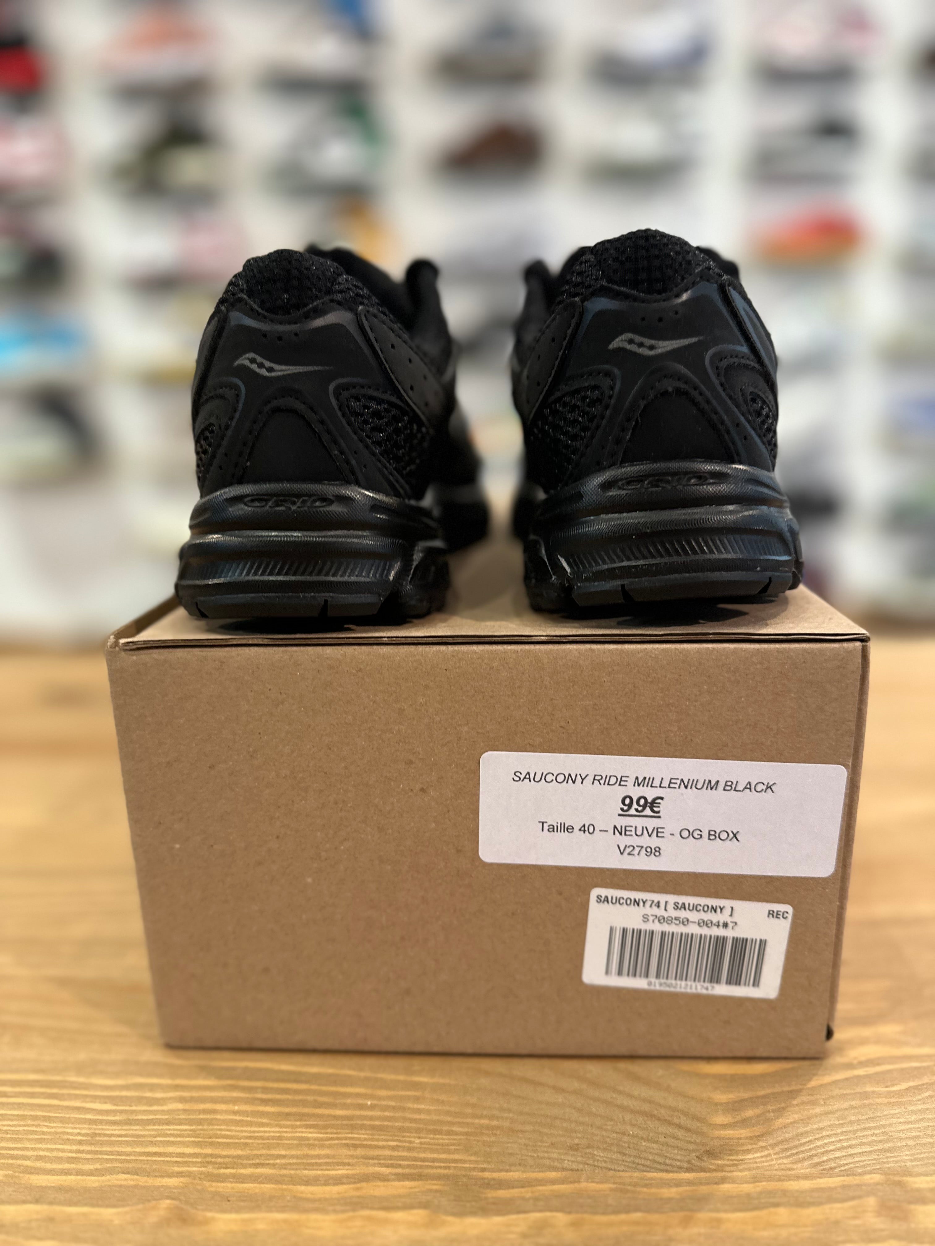 Saucony ride millenium black ( taille 40 )