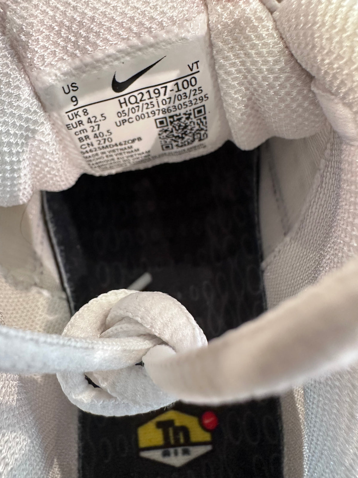 Nike air Max plus 7 panda