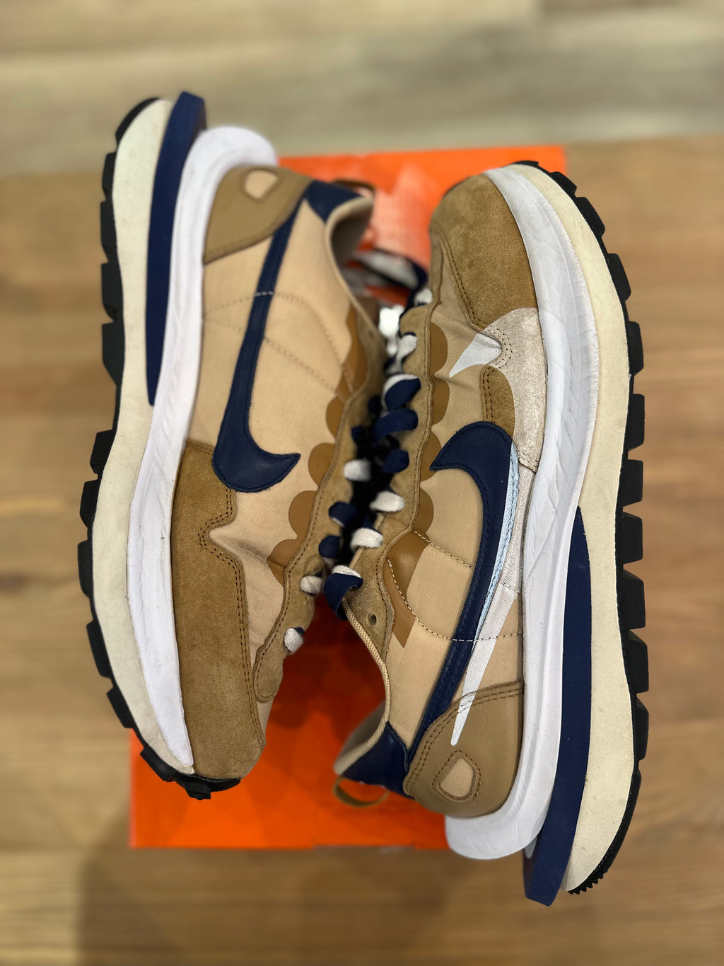 Nike vaporwaffle sacai sesame ( taille 45