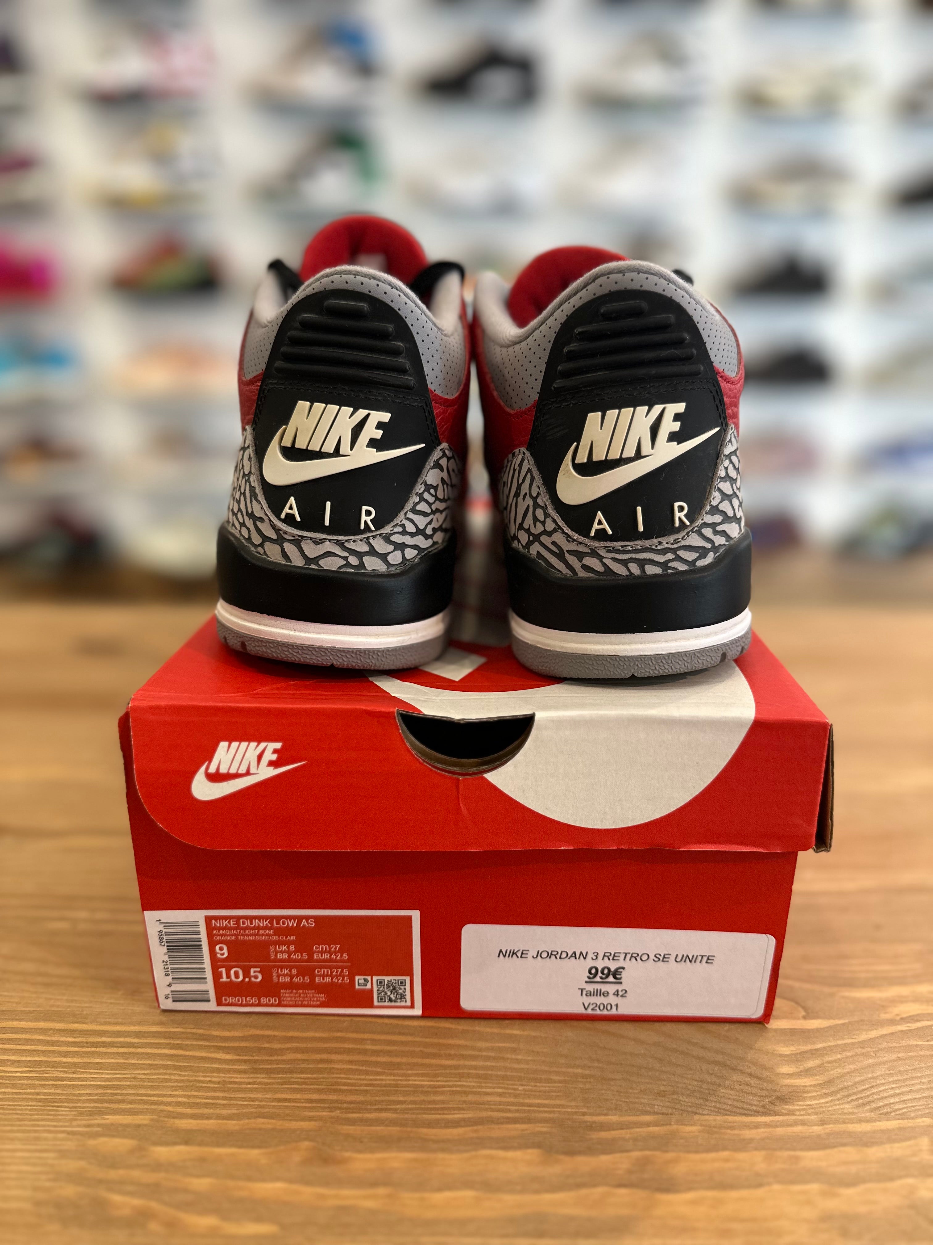 Nike Jordan 3 rétro se unite