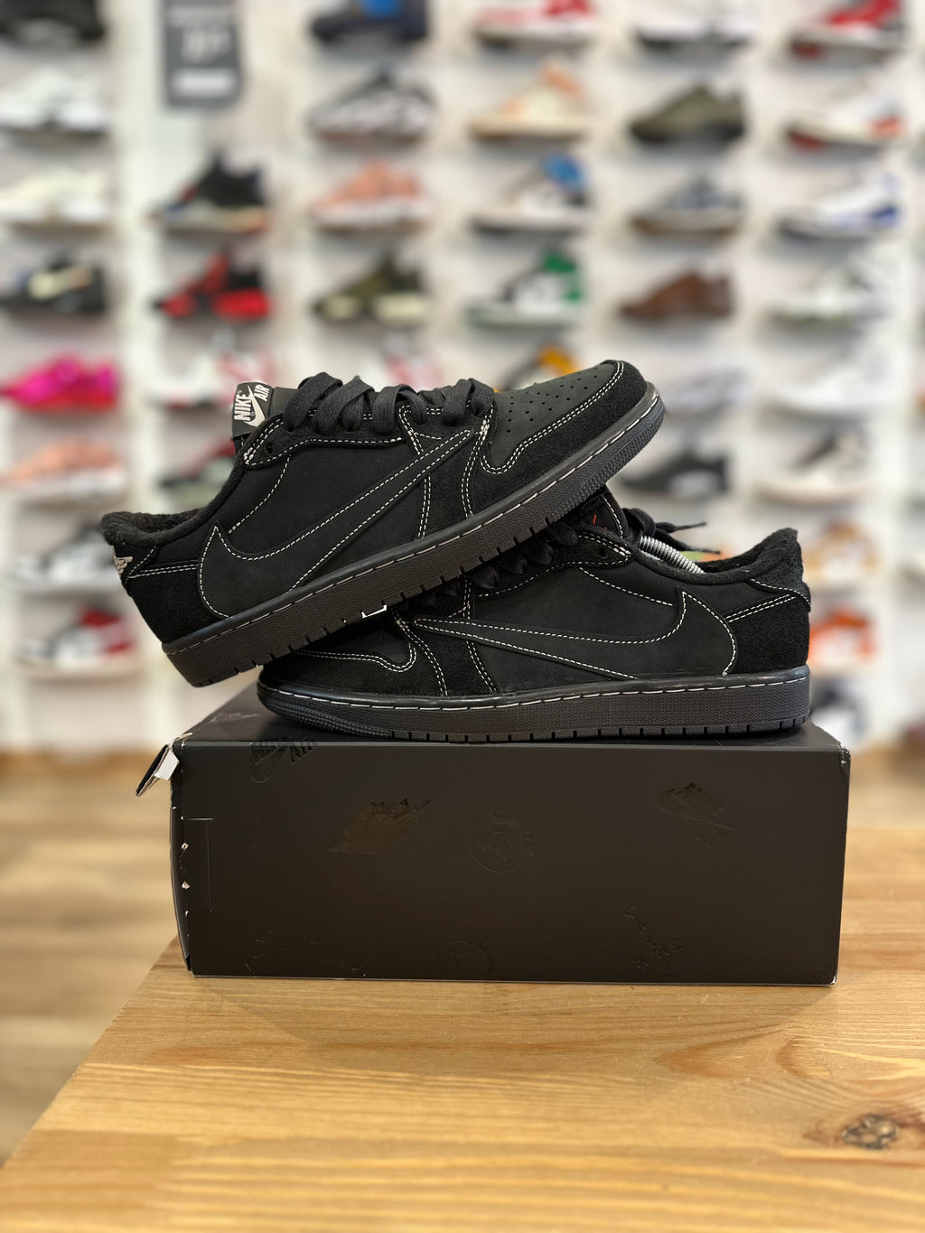 Nike Jordan 1 low Travis Scott black phantom ( taille 41 )