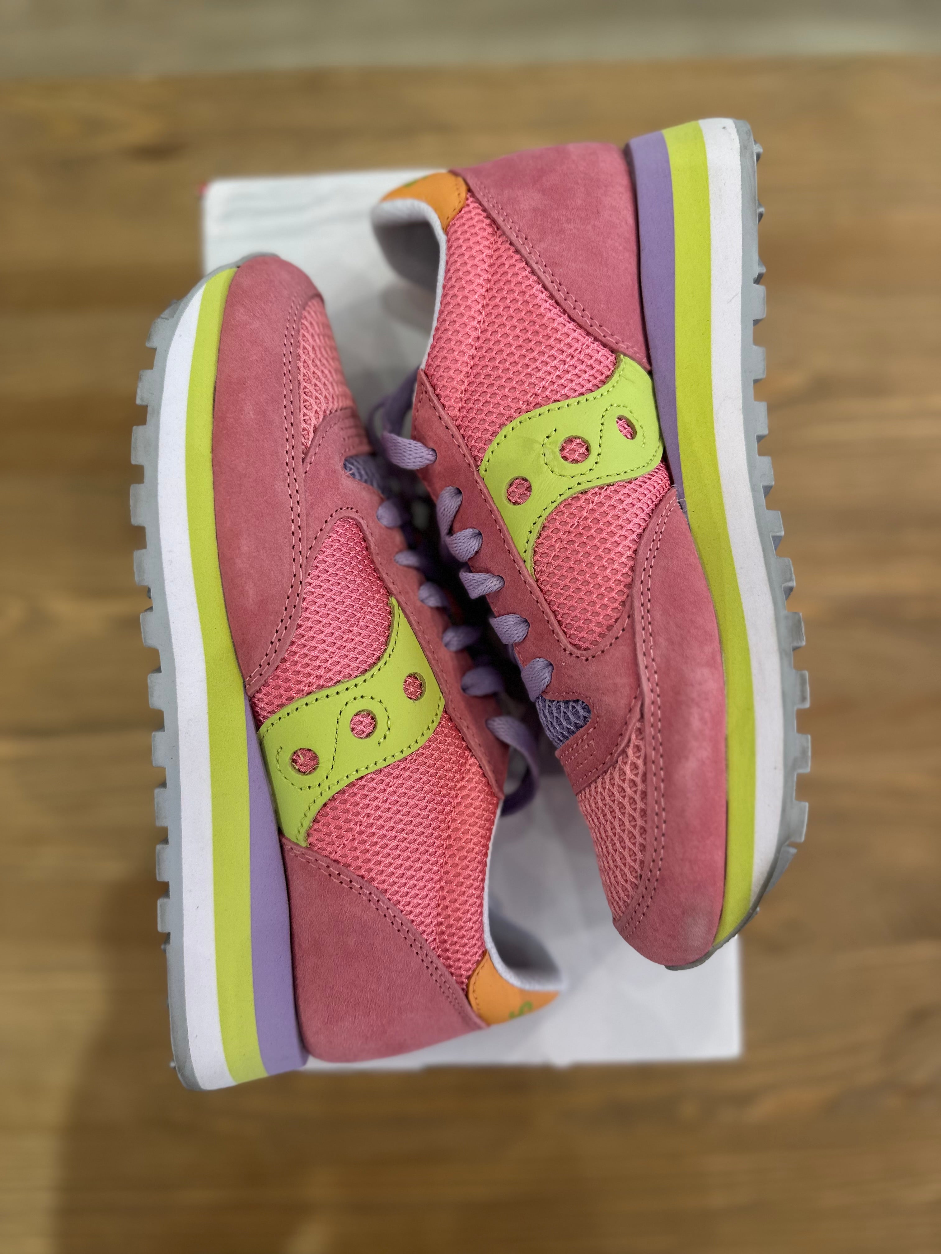 Saucony jazz triple lime pink ( taille 38 )