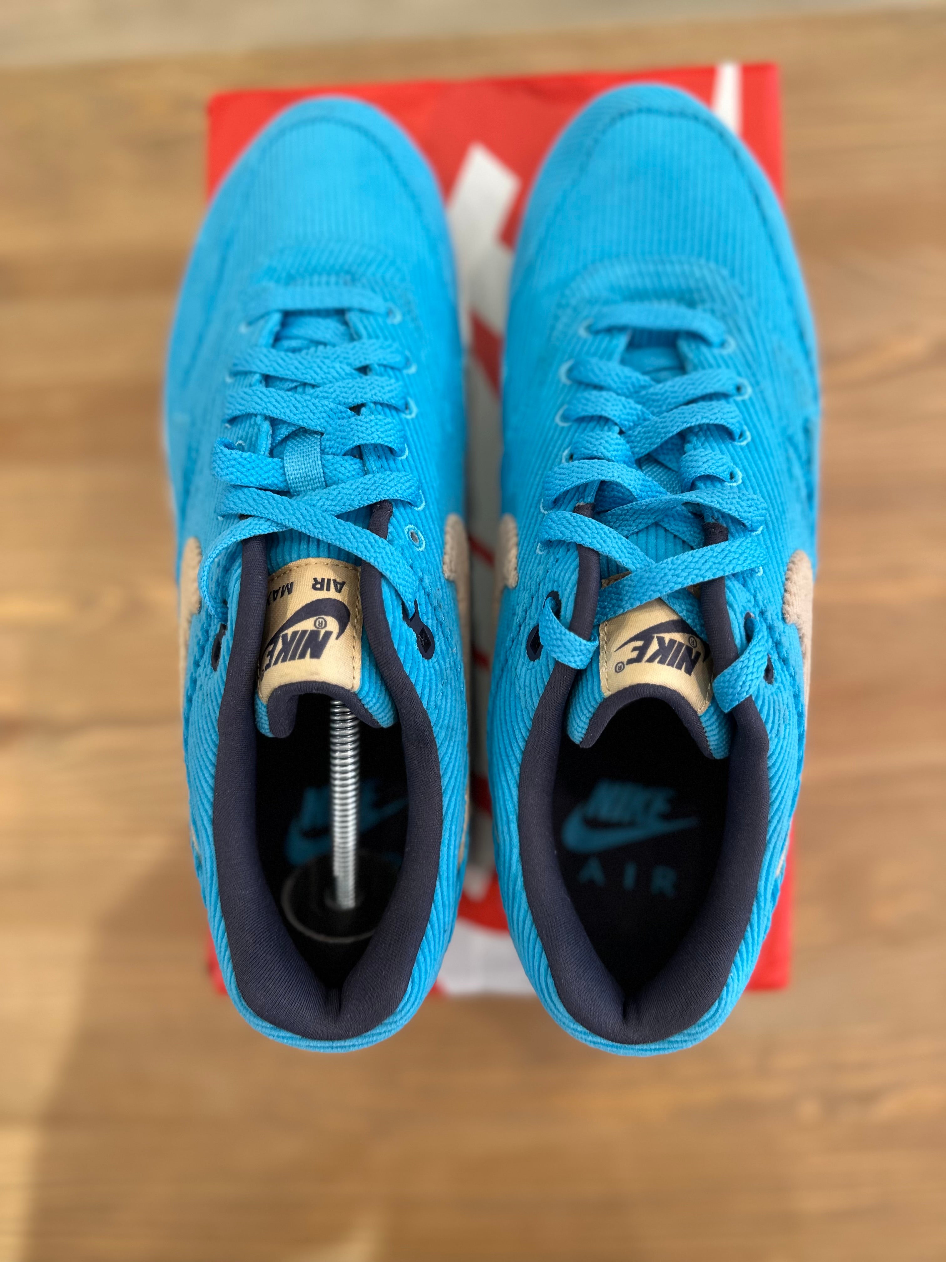 Nike air Max 1 corduroy baltic blue ( taille 42 )