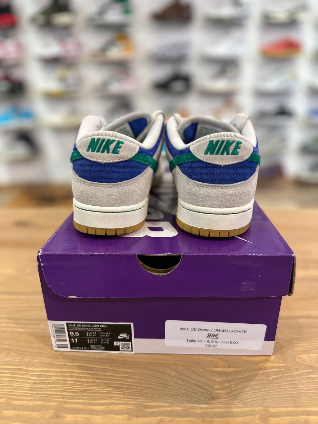 Nike sb dunk low malachite ( taille 43 )