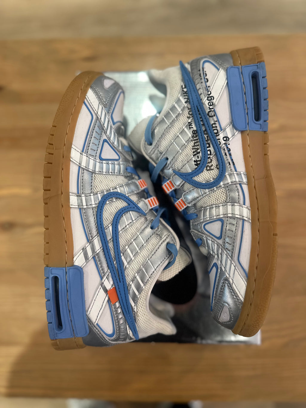 Nike dunk low off White rubber unc ( taille 44 )