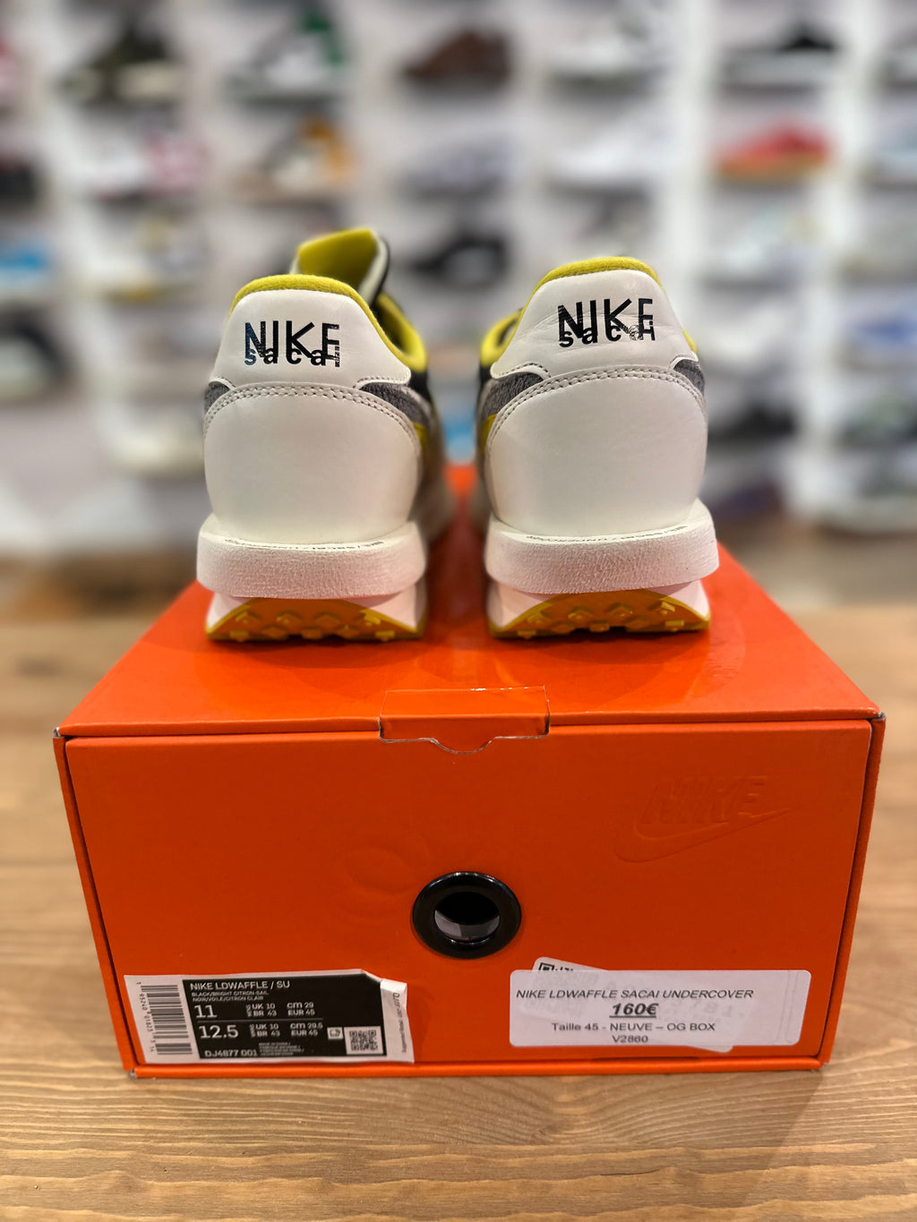 Nike ldwaffle sacai undercover bright yellow ( taille 45 )