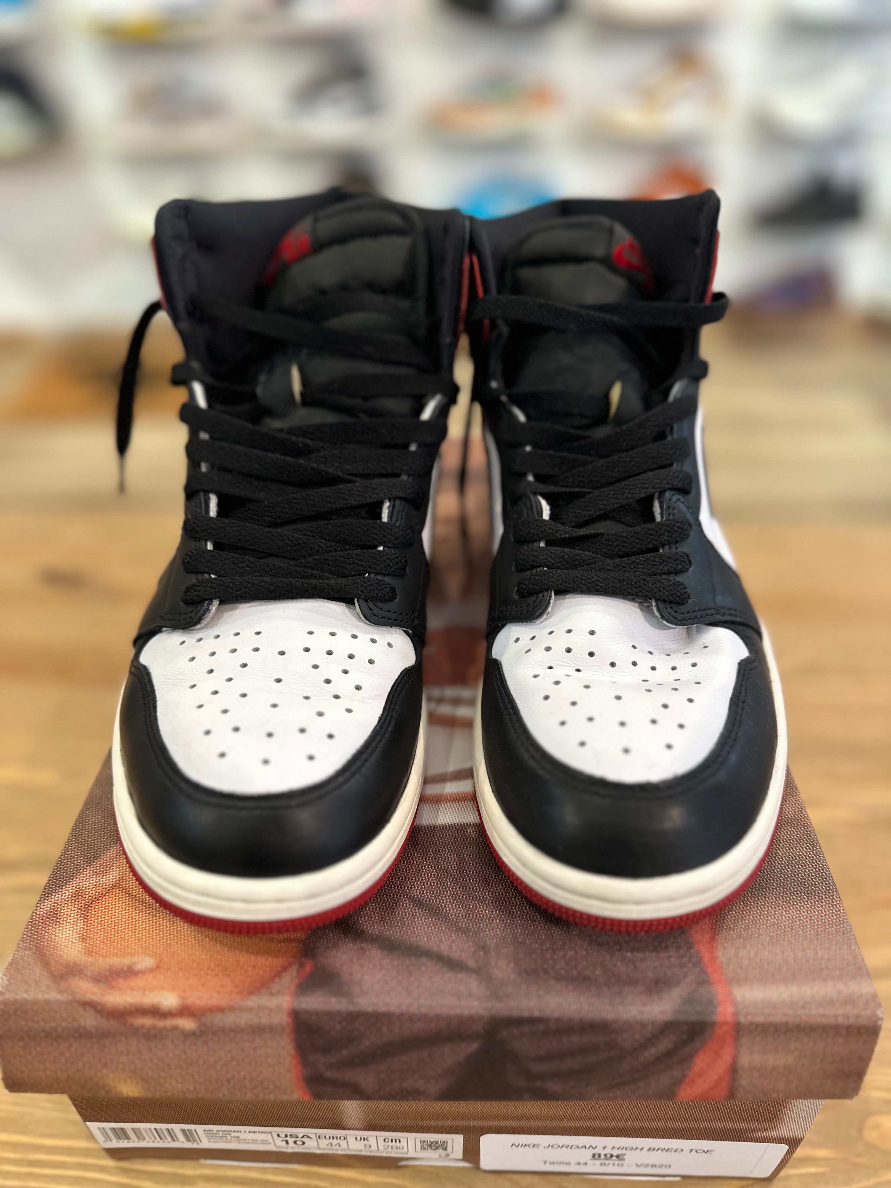 Nike Jordan 1 high bred toe ( taille 44 )