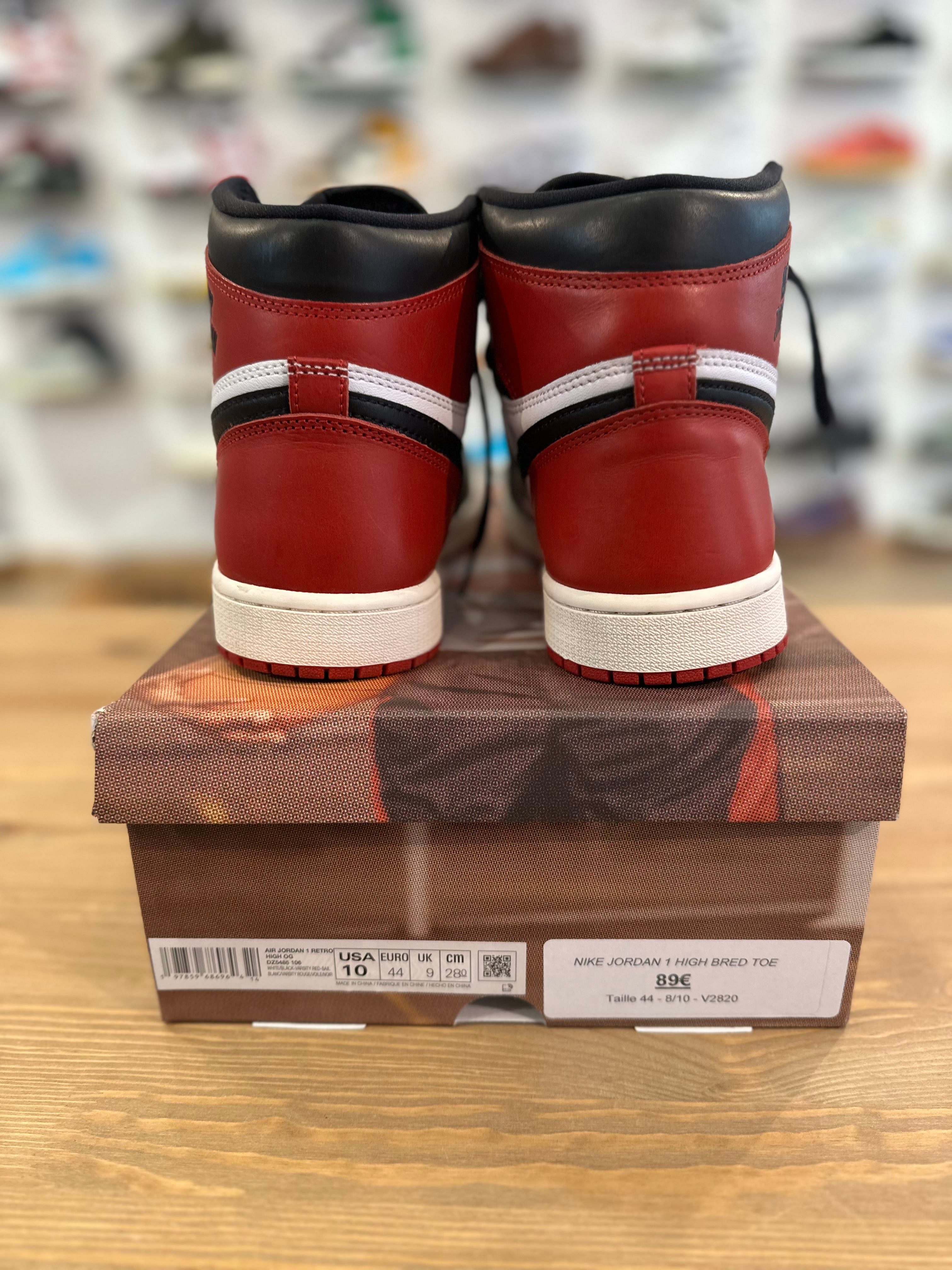 Nike Jordan 1 high bred toe ( taille 44 )