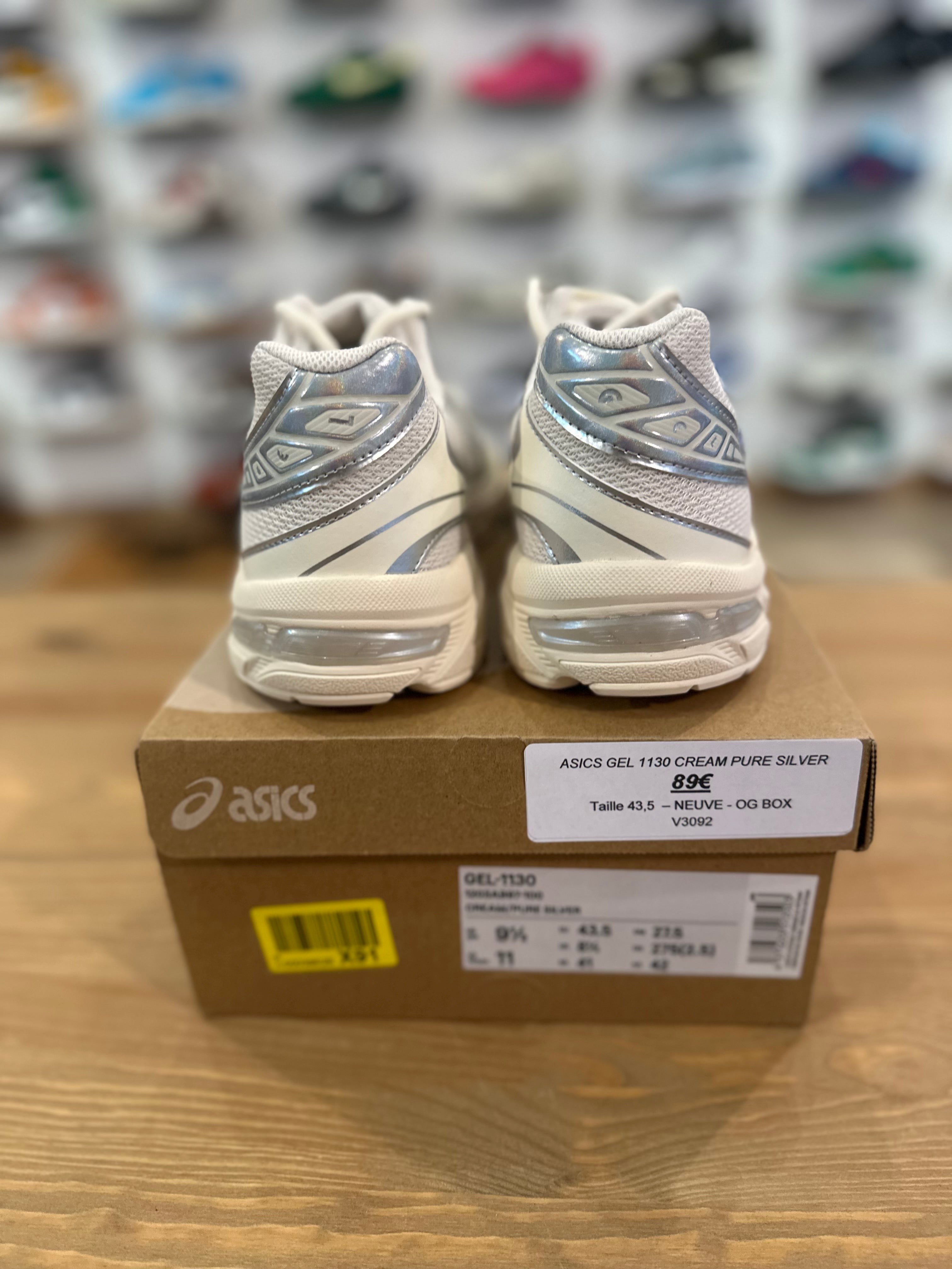 Asics gel 1130 cream pure Silver ( taille 43,5 )