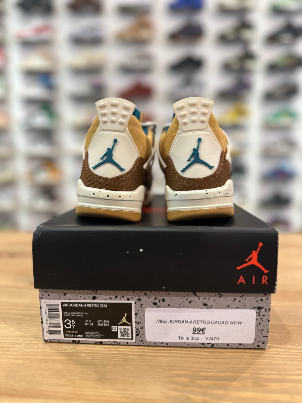 Nike Jordan 4 rétro cacao wow