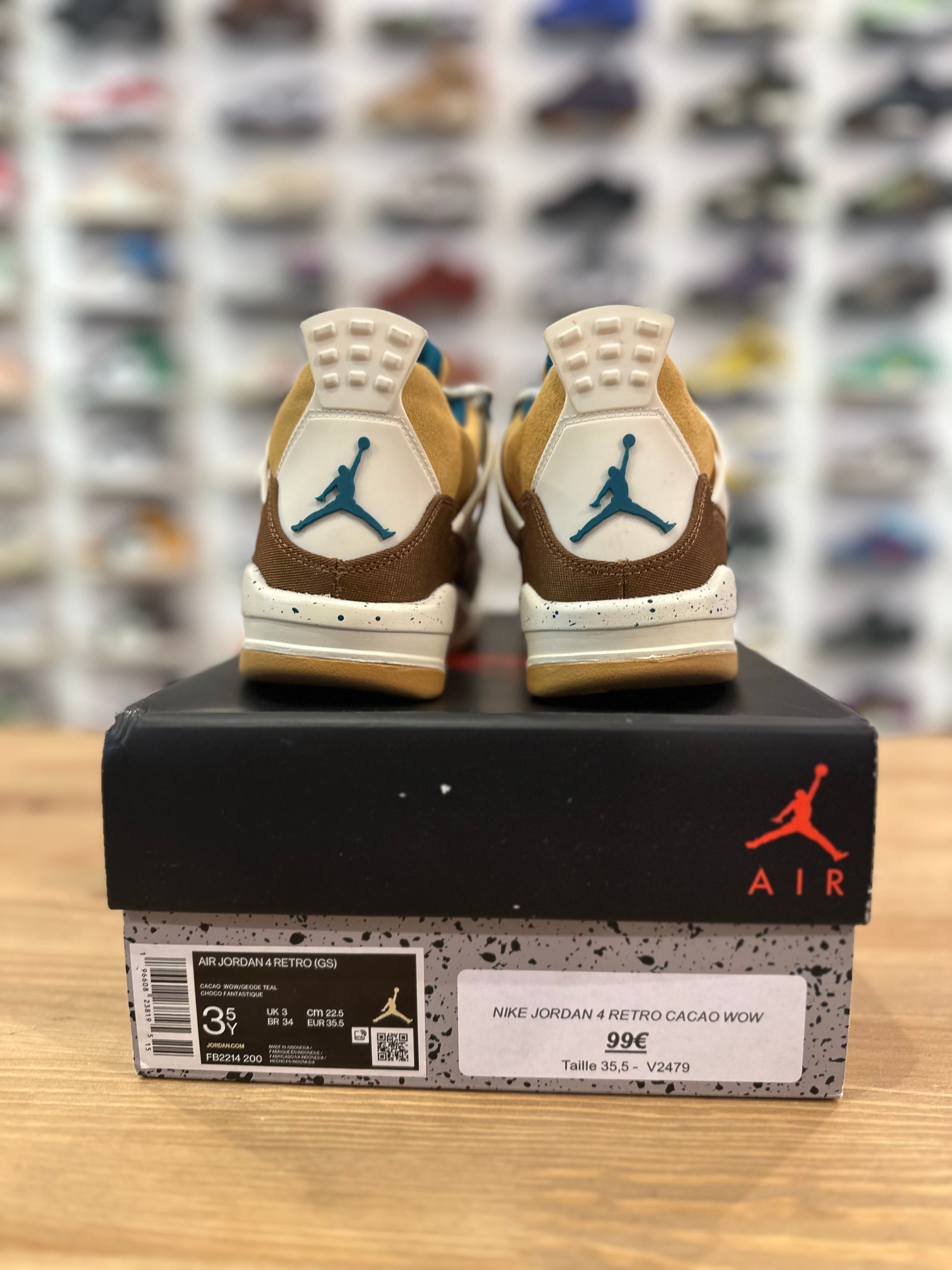 Nike Jordan 4 rétro cacao wow