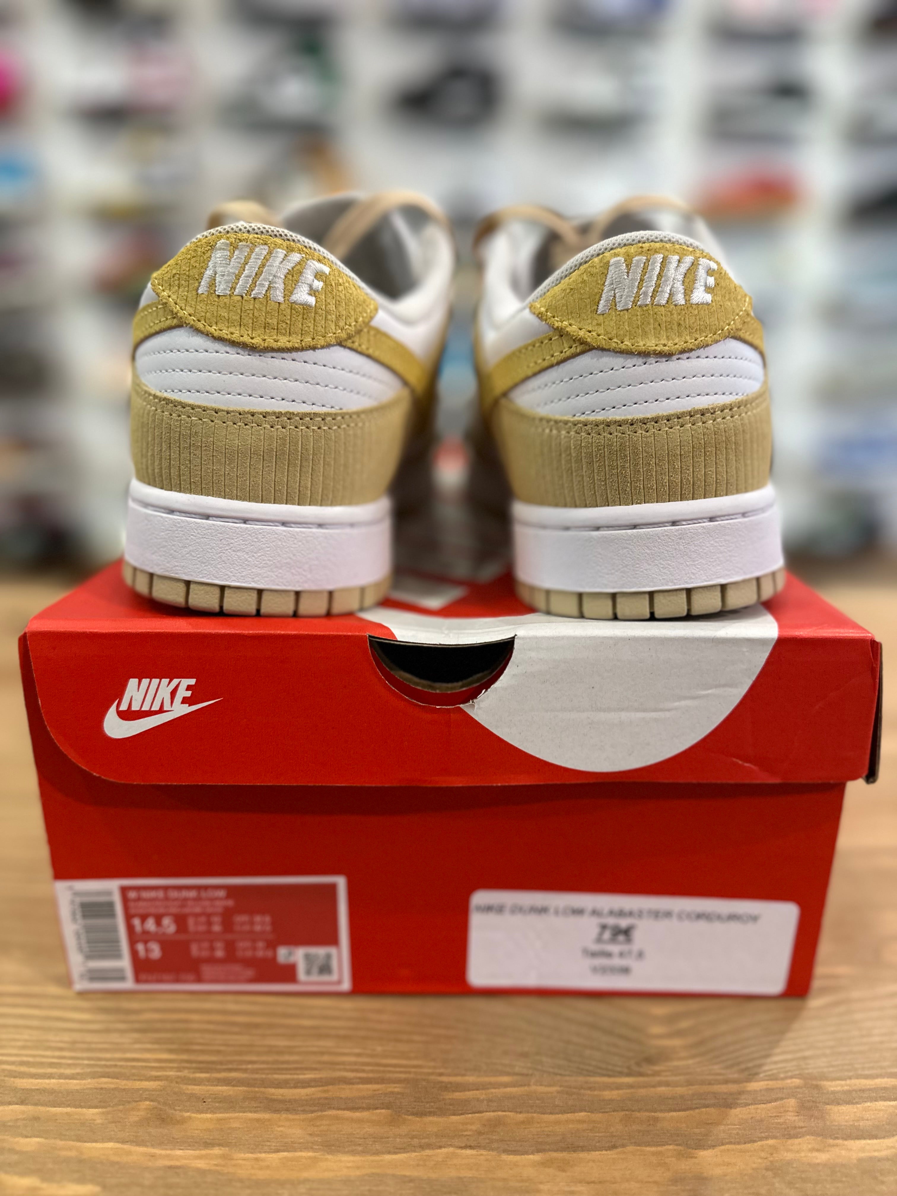 Nike dunk low alabaster corduroy ( taille 47,5 )